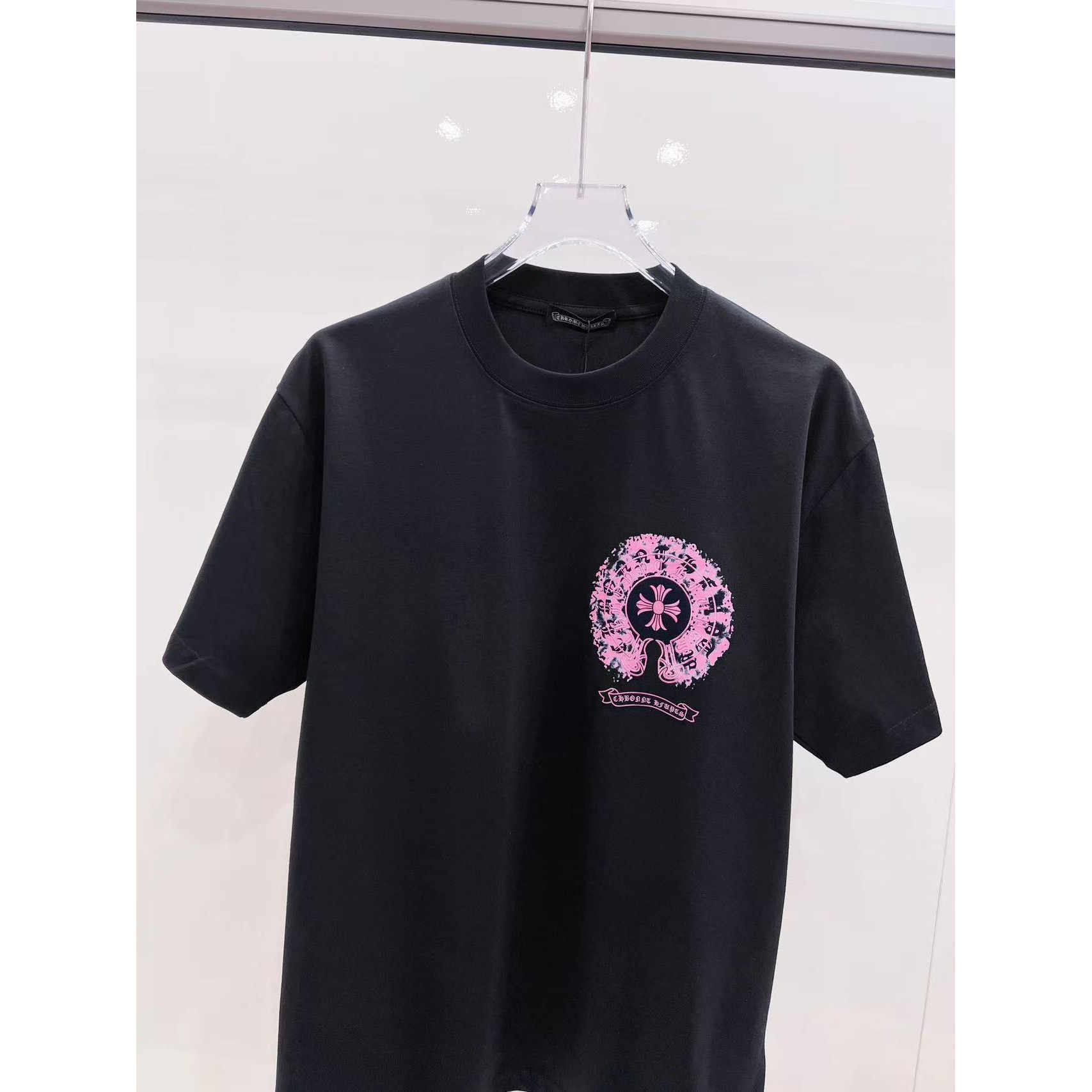 <p>CHROME HEARTS 短袖圆领T恤(黑)</p>