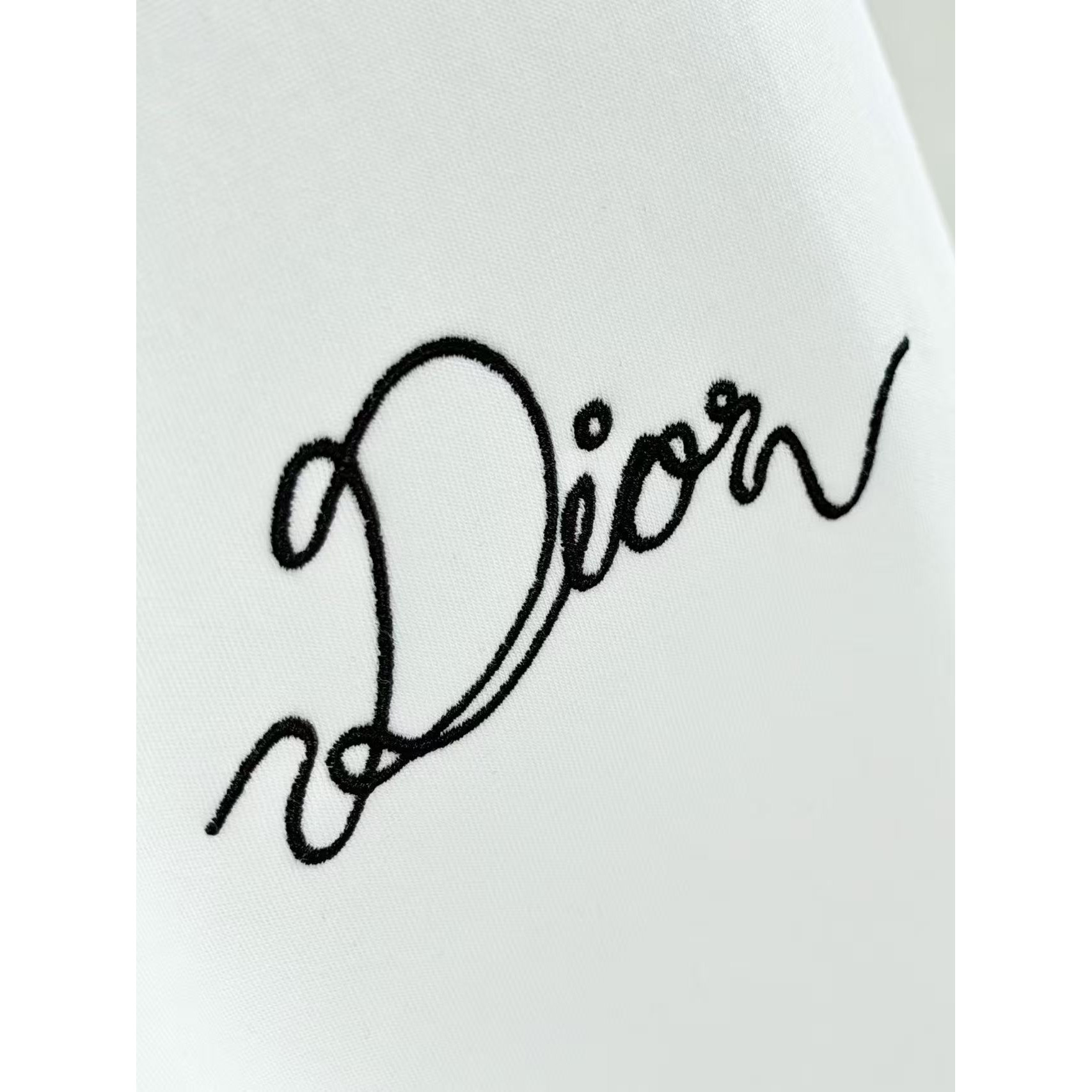 <p>DIOR 刺绣短袖T恤(白)</p>