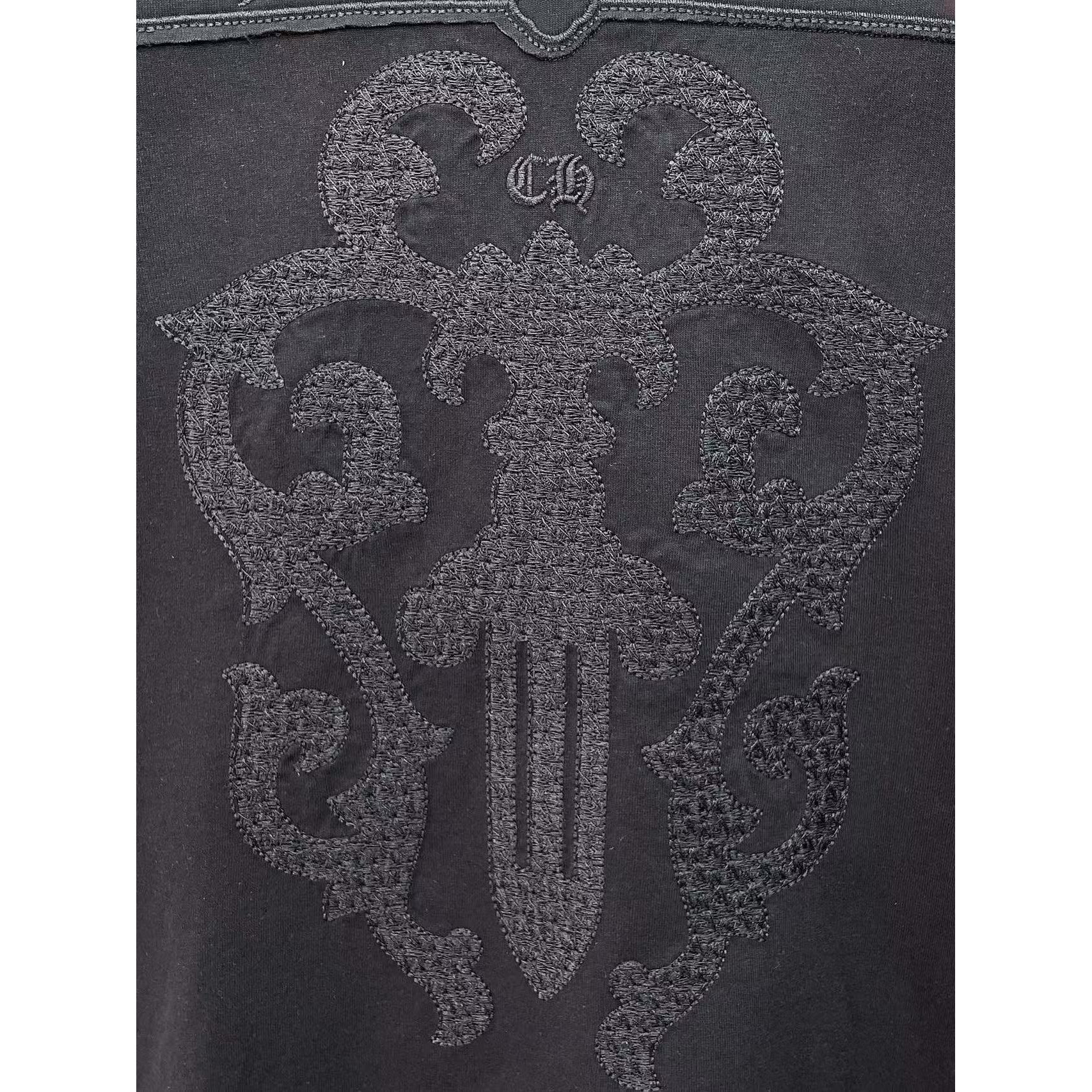 <p>CHROME HEARTS 专柜新款短袖T恤(黑)</p>