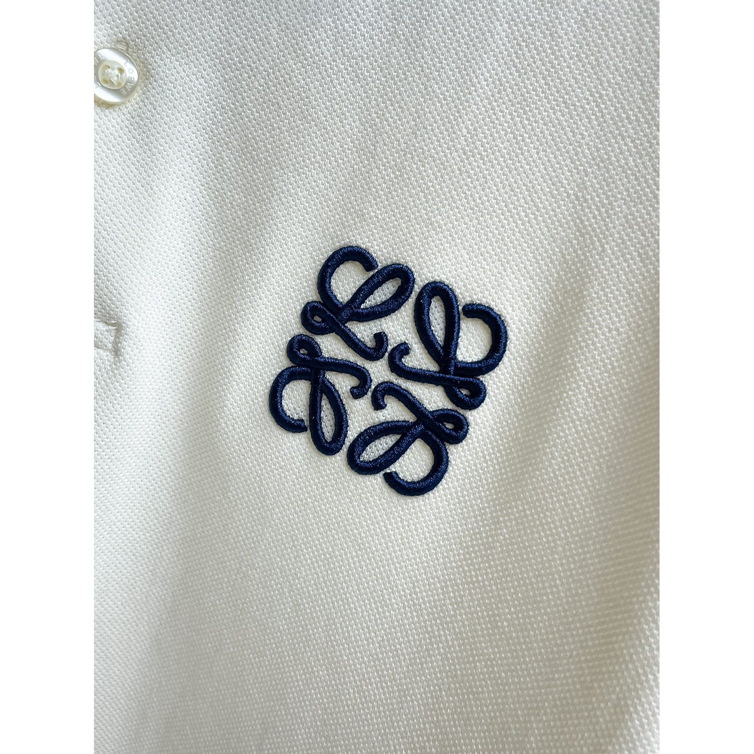 <p>LOEWE&nbsp;短袖翻领polo衫(白)</p>