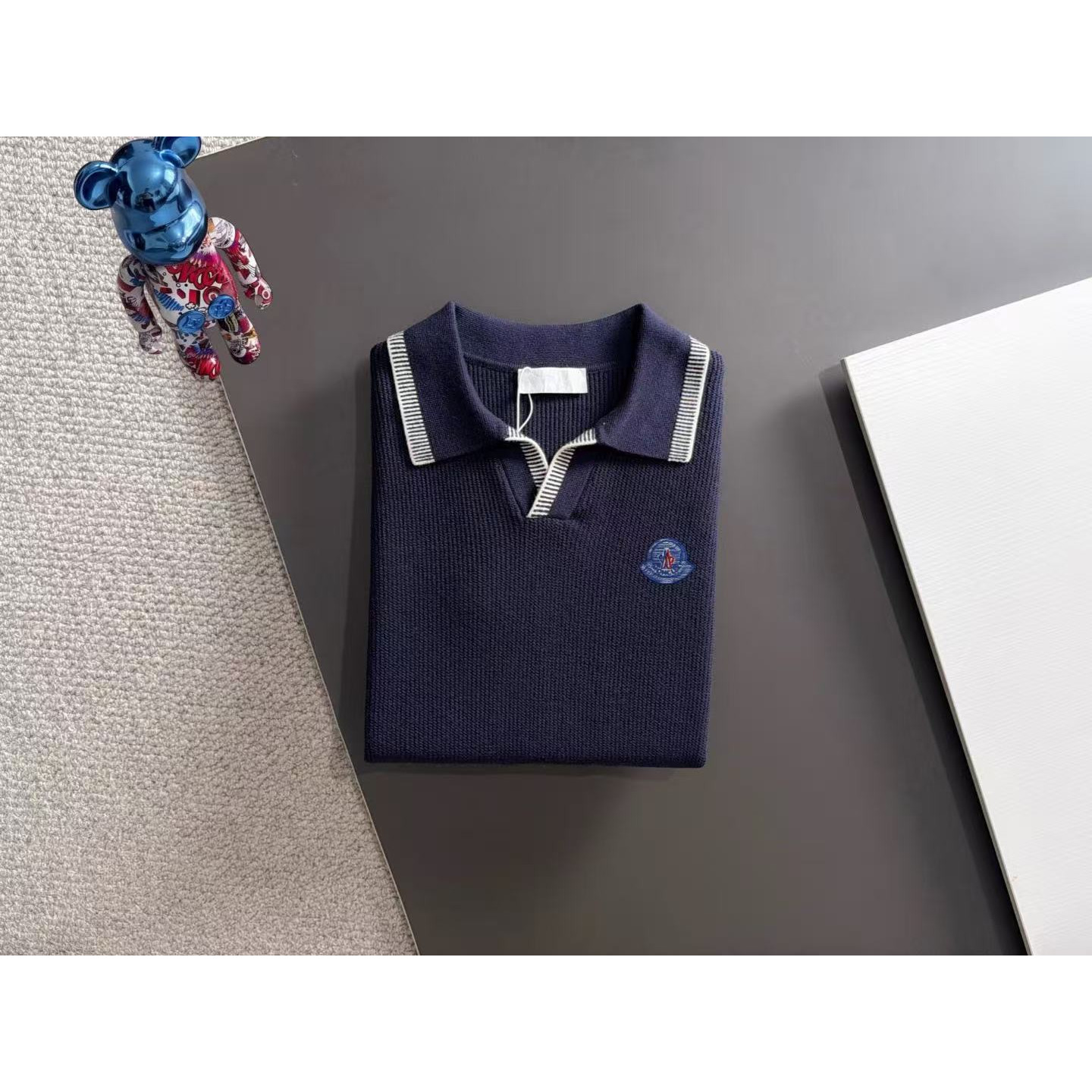 <p>MONCLER&nbsp;秋冬官网最新毛衣(藍)</p>