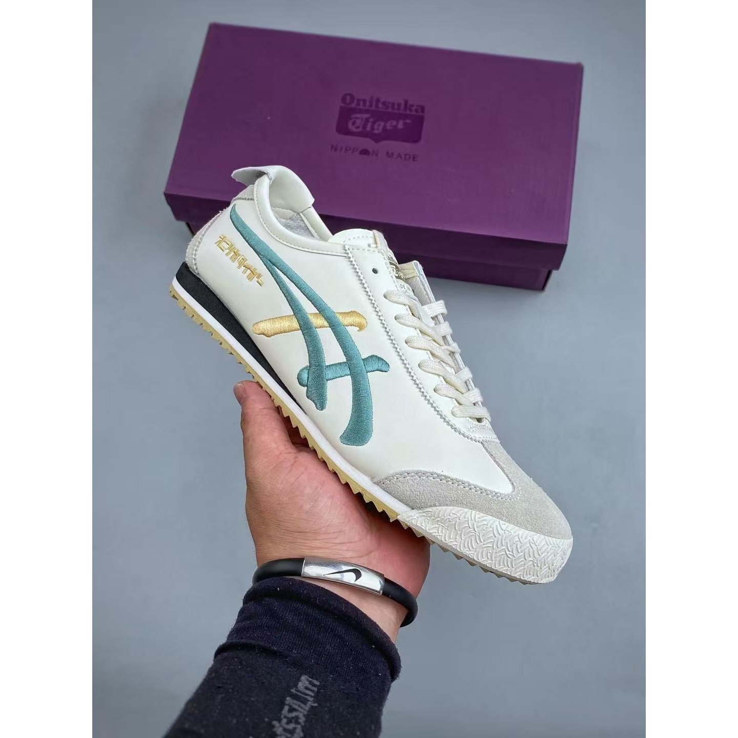 <p>ASICS 生活休闲鞋(白綠)&nbsp;</p>