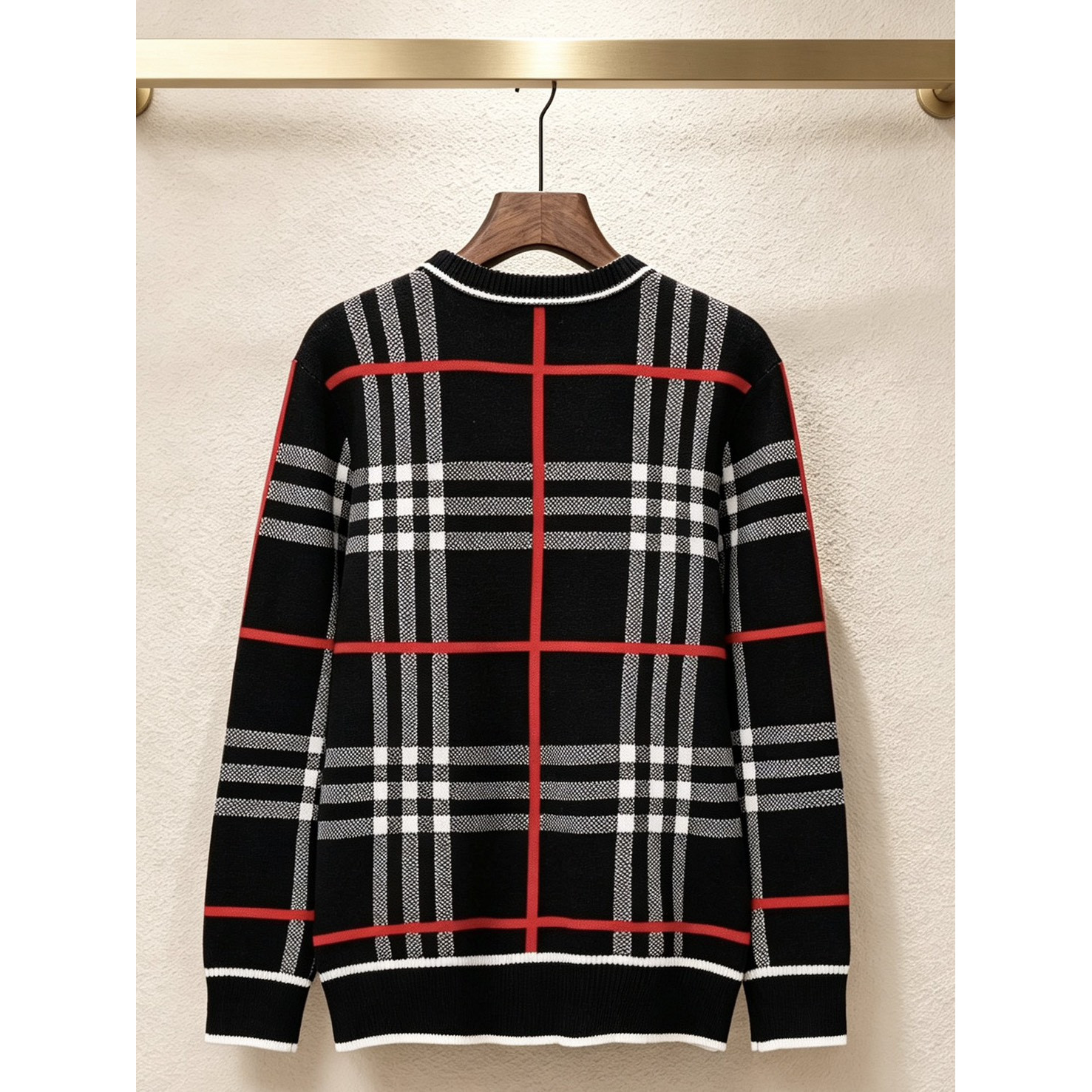 <p>Burberry 圆领针织羊毛衫(X23)</p>