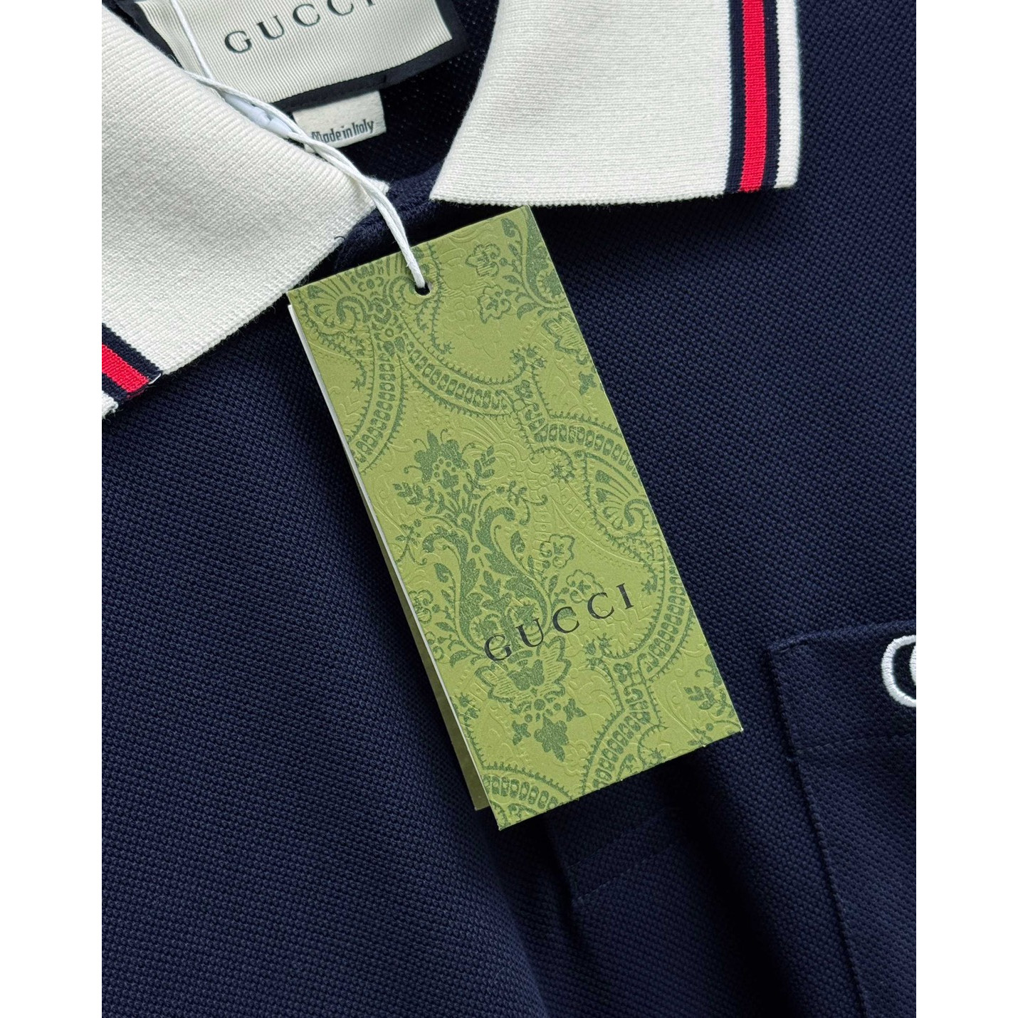 <p>GUCCI 短袖翻领polo衫(藏青)</p>
