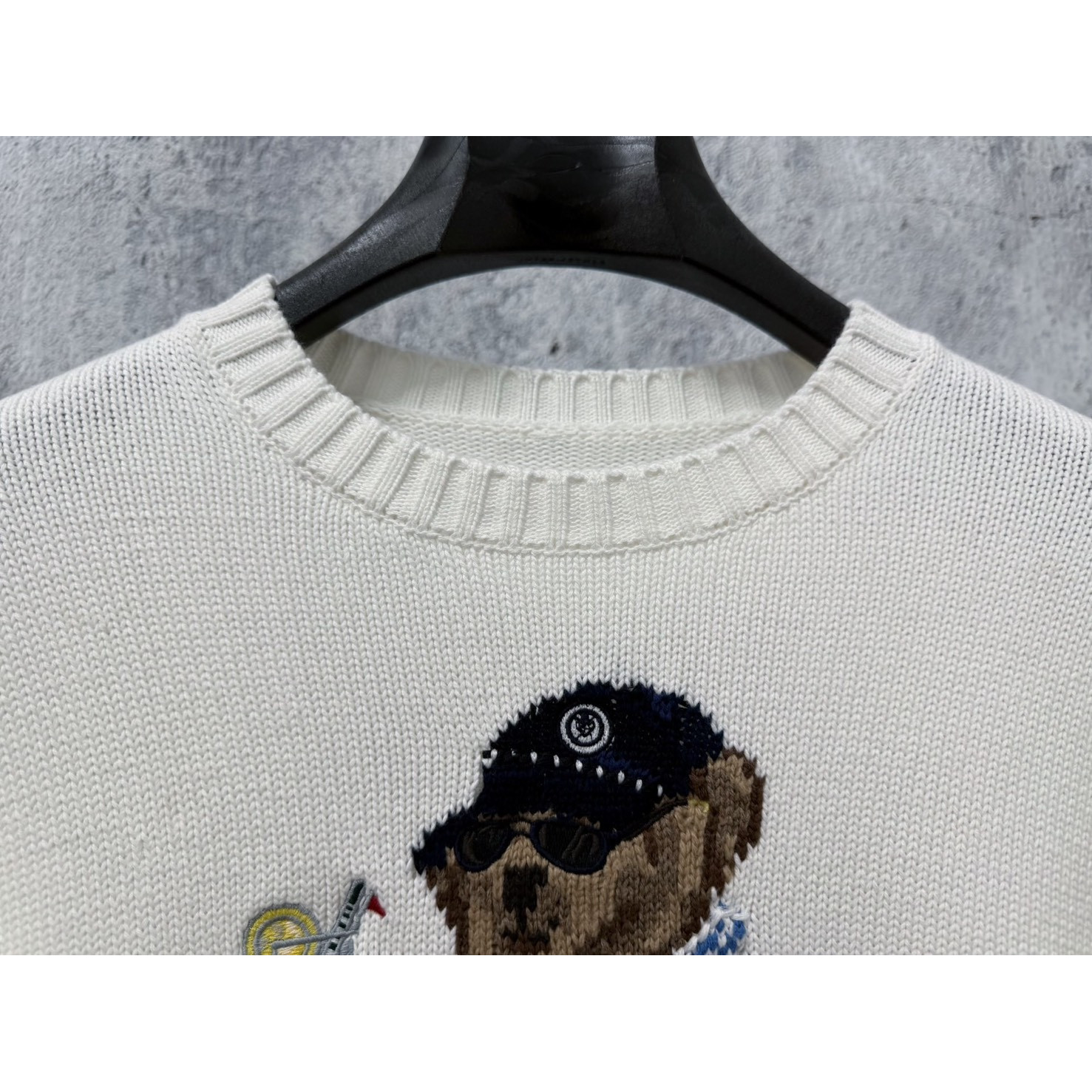 <p>Ralph Lauren 宽松版棉圆领针织衫</p>