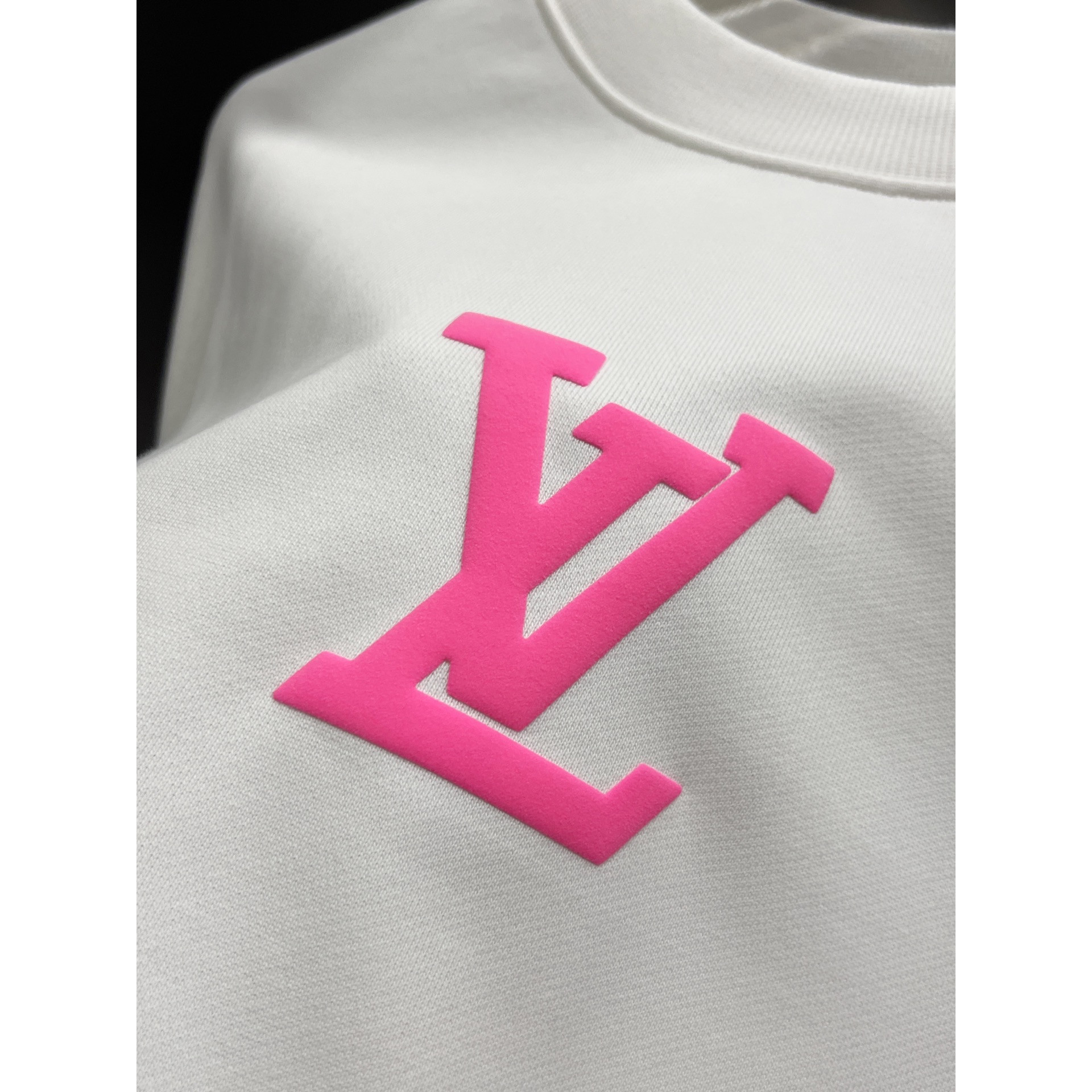 <p>LV 圆领长袖卫衣(白)</p>