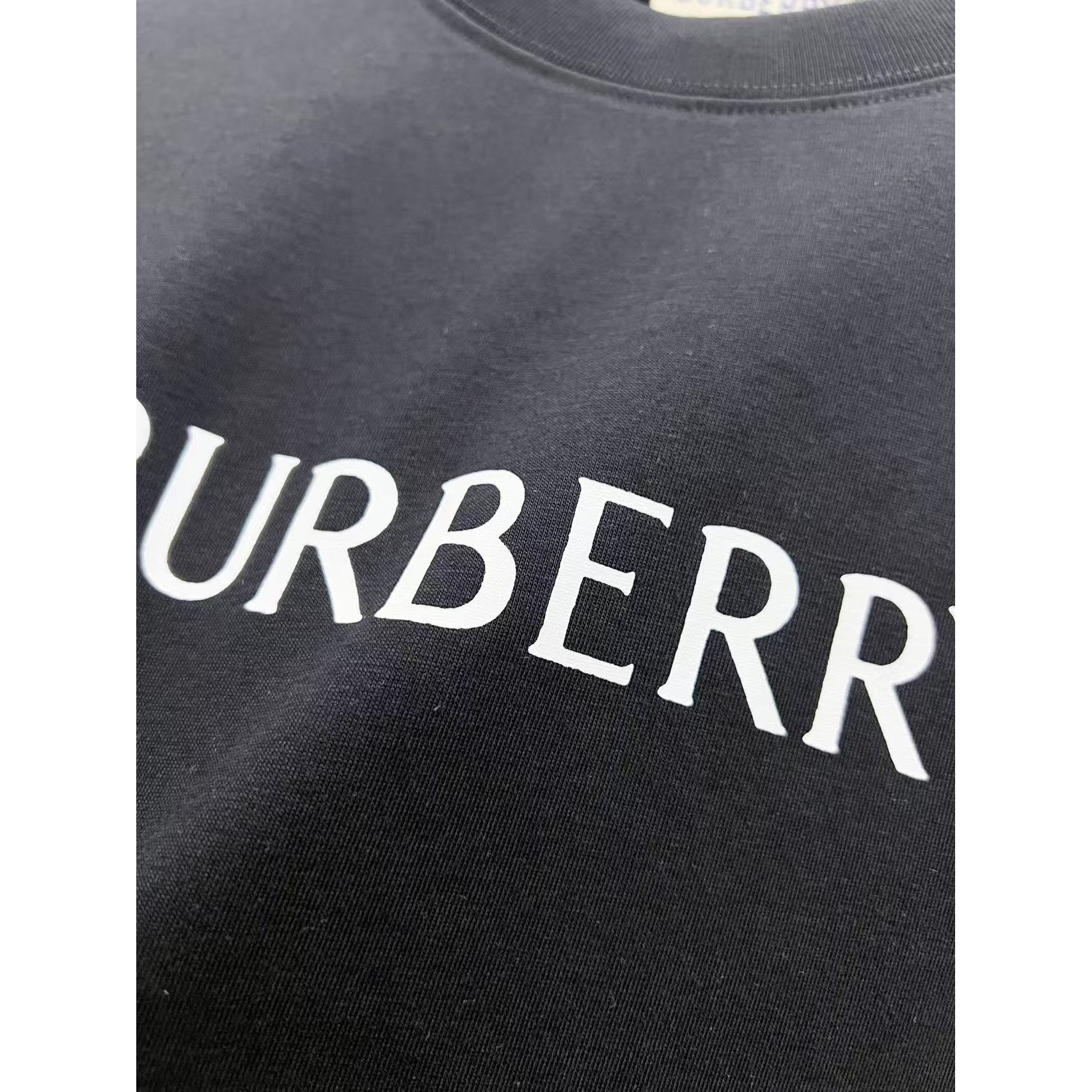 <p>BURBERRY 印花短袖T恤(黑)</p>