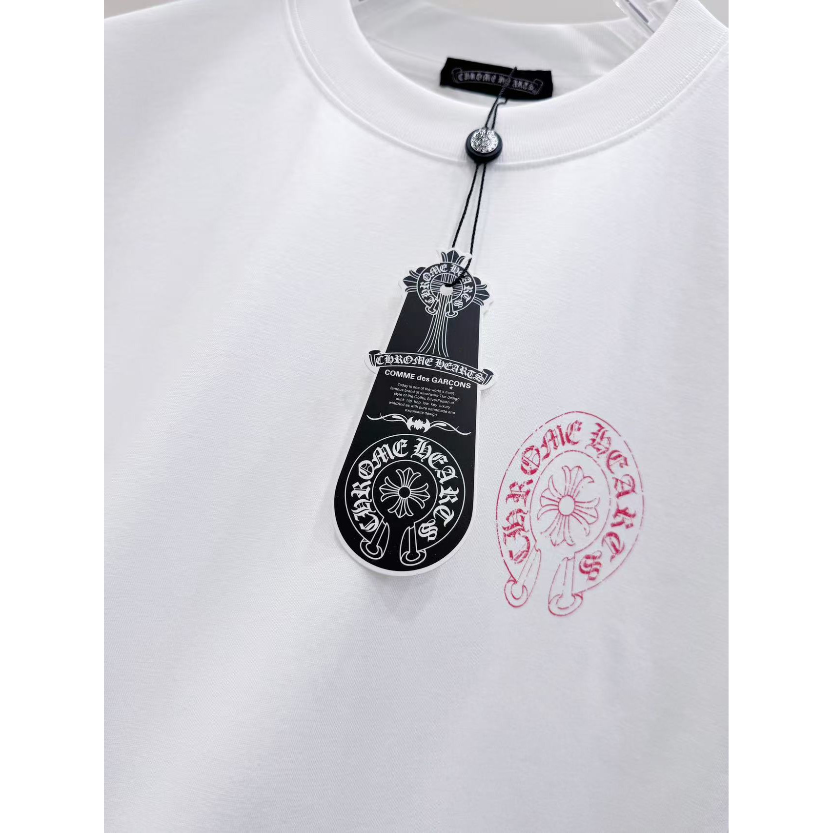 <p>CHROME HEARTS 印花logo短袖T恤(白)</p>