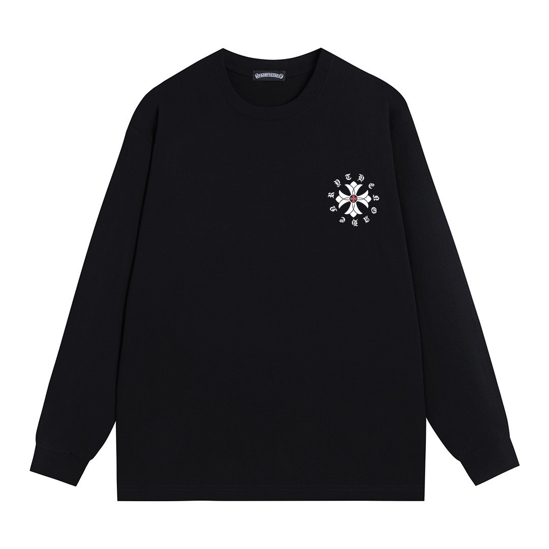 <p>CHROME HEARTS 长袖T恤(黑)</p>