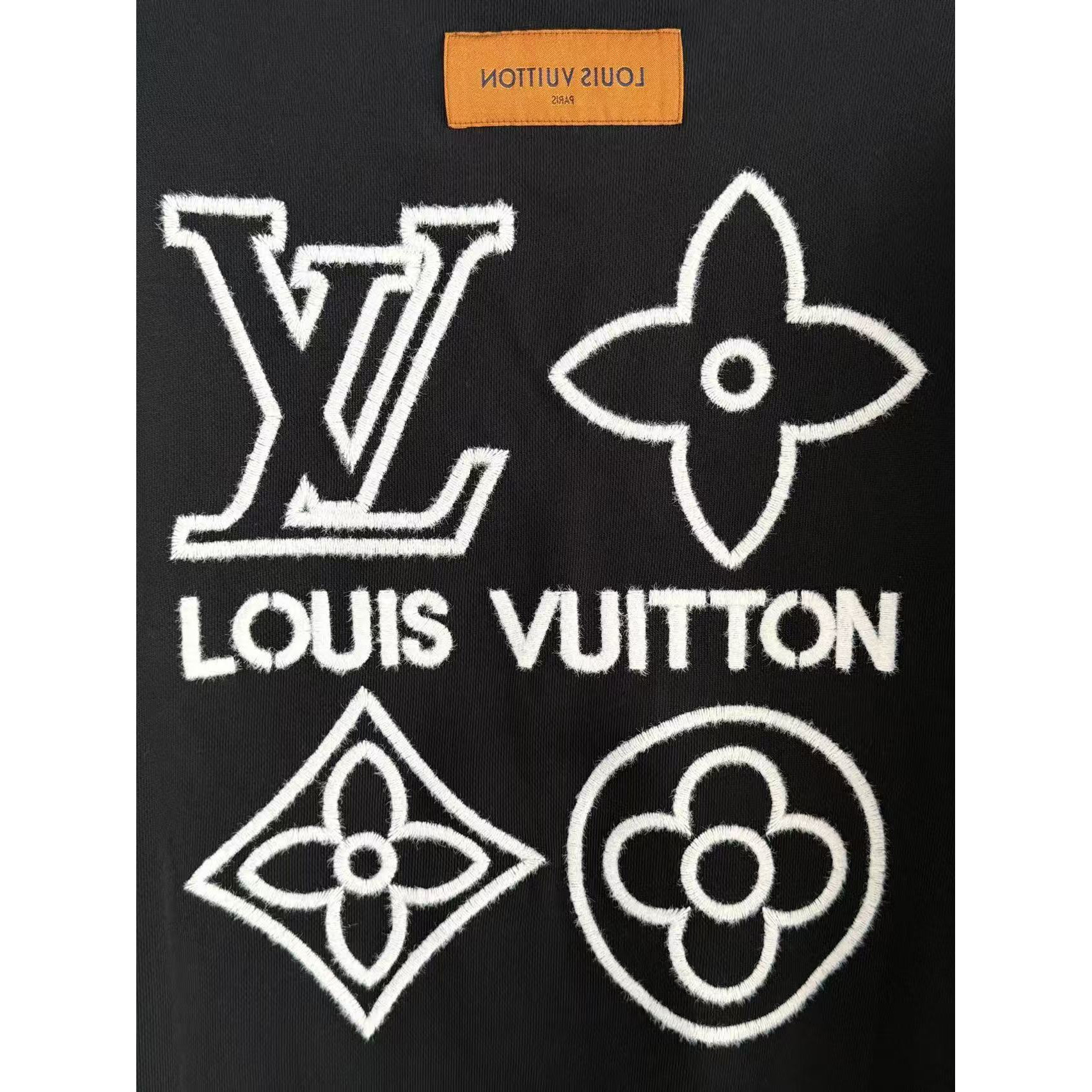 <p>LV&nbsp;刺绣圆领卫衣(黑)</p>