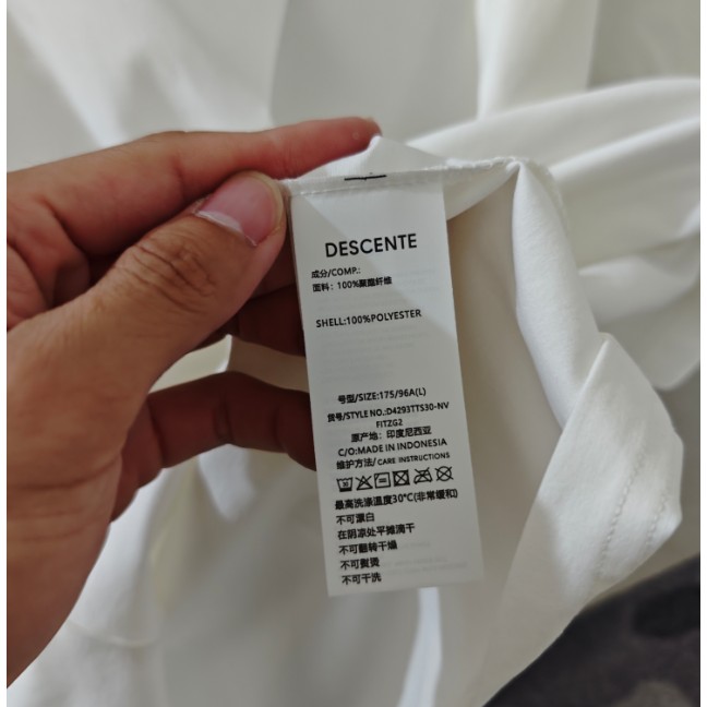 <p>DESCENTE 經典款速乾短袖T恤(白)</p>