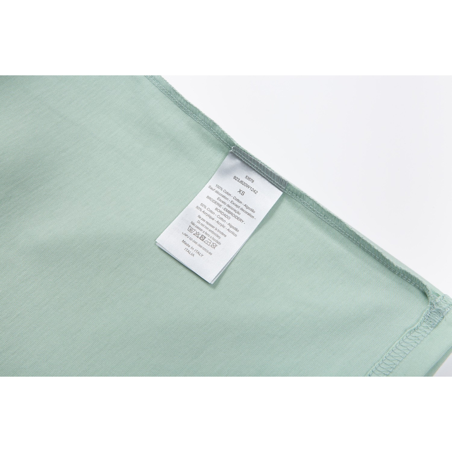 <p>DIOR 字母绣花短袖T恤(綠)</p>