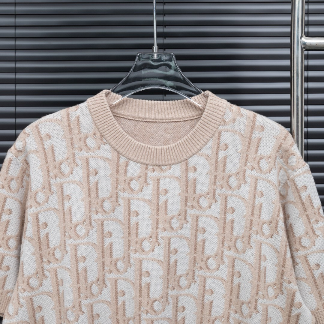 <p>DIOR 满印提花针织短袖</p>