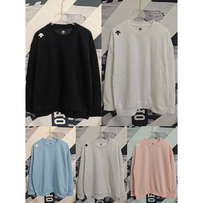 <p>DESCENTE 經典純棉圓領長袖T恤(多色)</p>