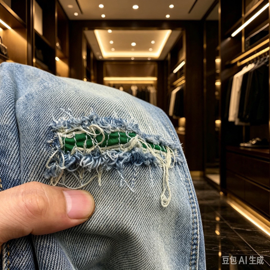 <p>CHROME HEARTS 欧洲专柜新款修身小直筒牛仔裤</p>