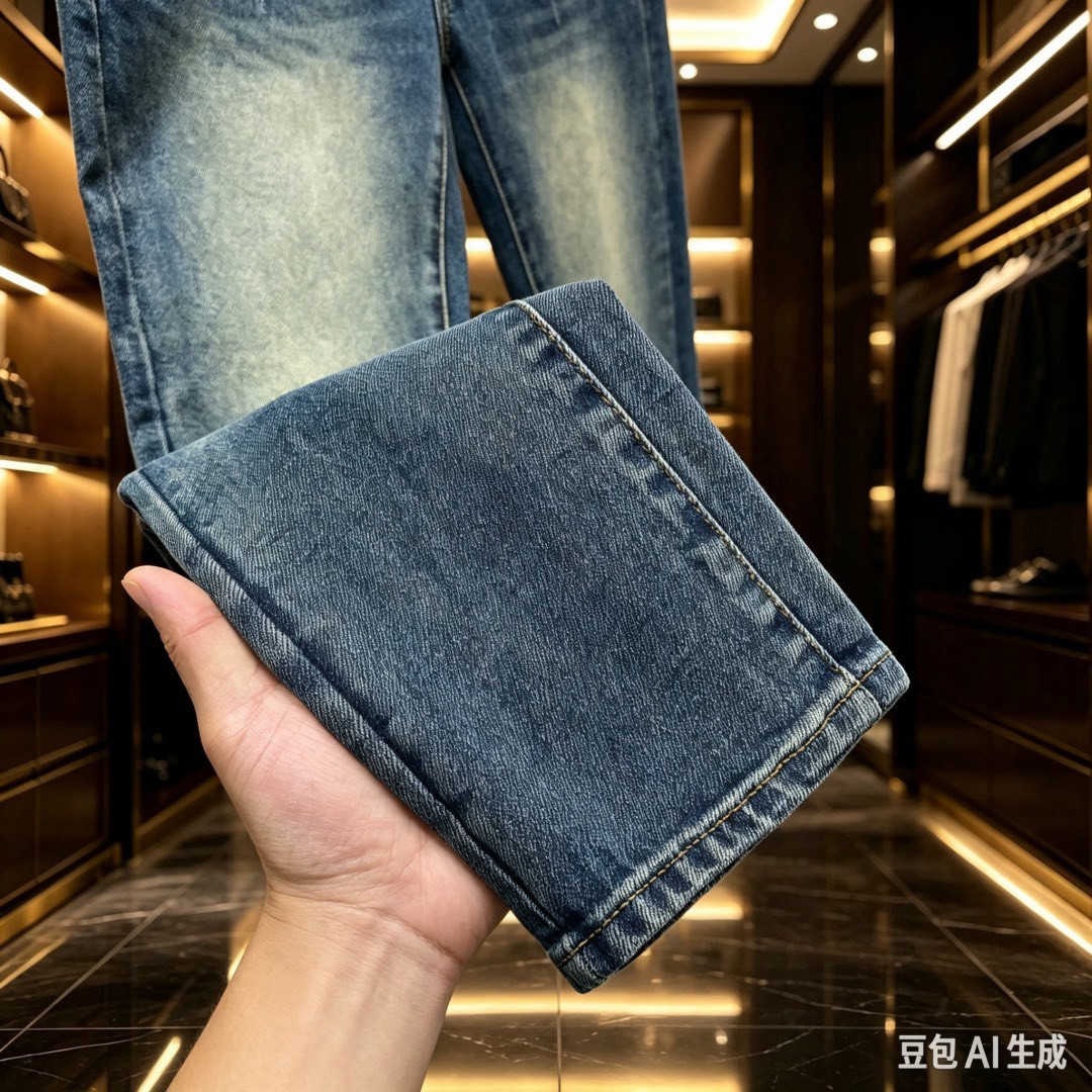 <p>GUCCI&nbsp;欧洲专柜新款修身小直筒牛仔裤</p>