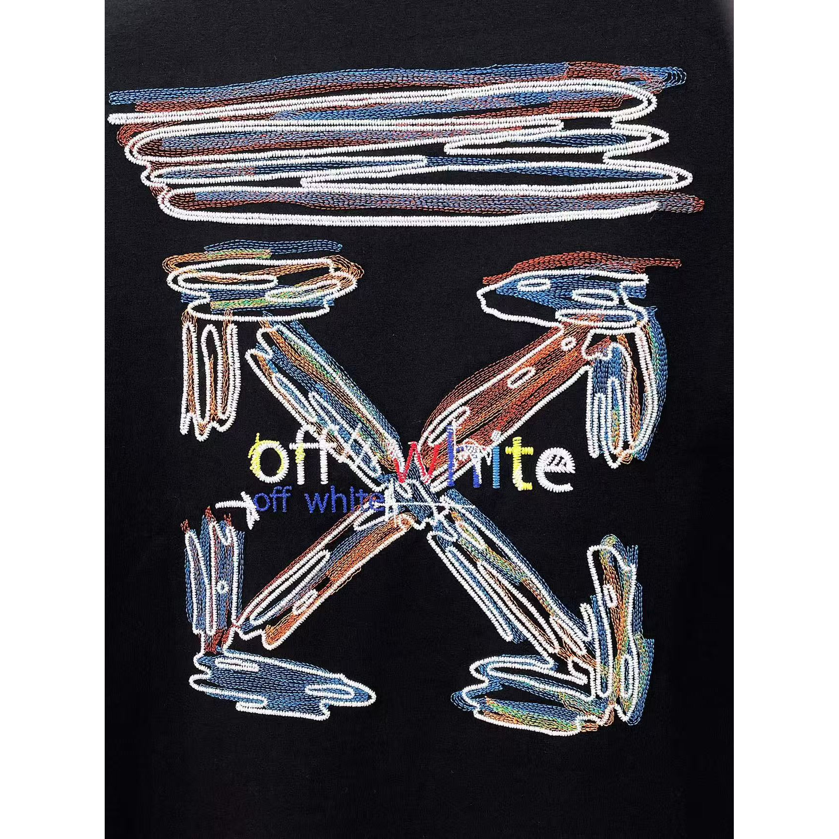 <p>OFF 专柜新款短袖T恤(黑)</p>