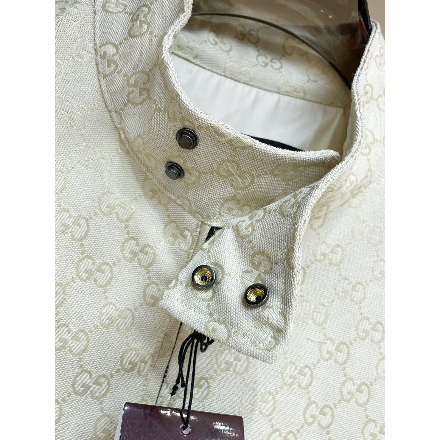 <p>GUCCI 男士夹克外套(米白)</p>