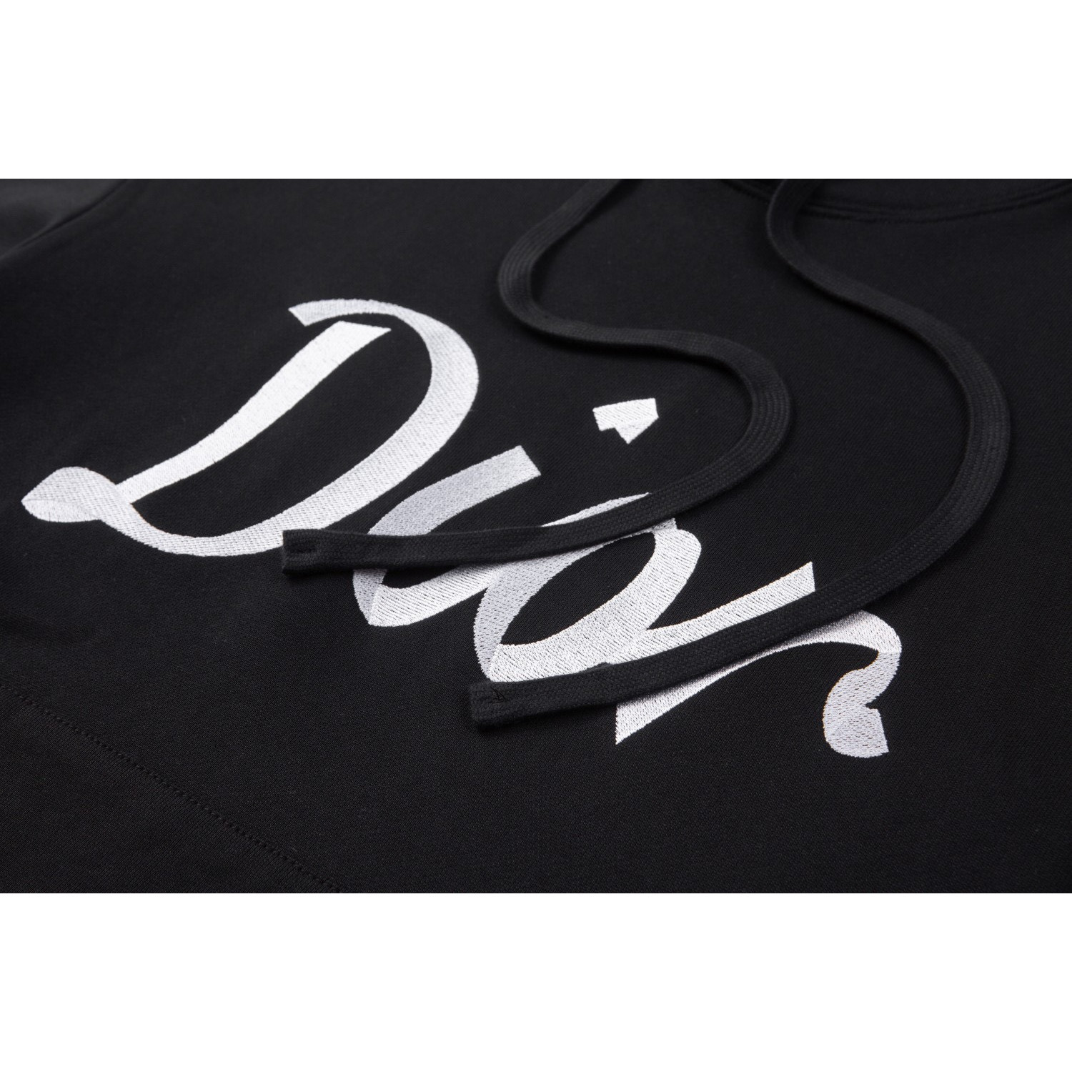 <p>Dior 绣花帽衫卫衣(黑)</p>