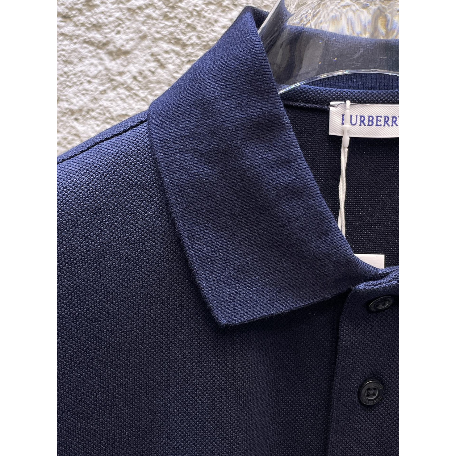 <p>BURBERRY&nbsp;短袖翻领polo衫(藏青)</p>