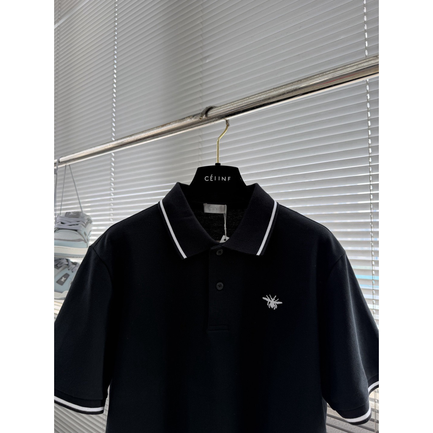 <p>DIOR&nbsp;短袖翻领polo衫(黑)</p>