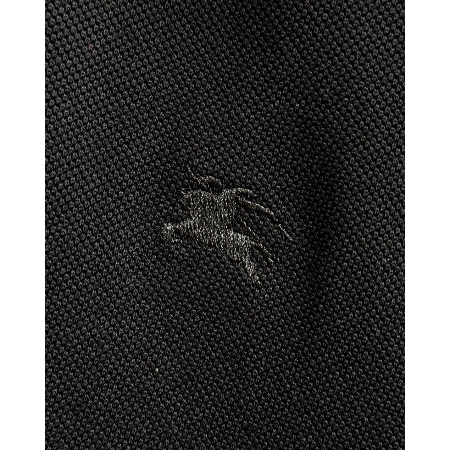 <p>BURBERRY 短袖翻领polo衫(黑)</p>