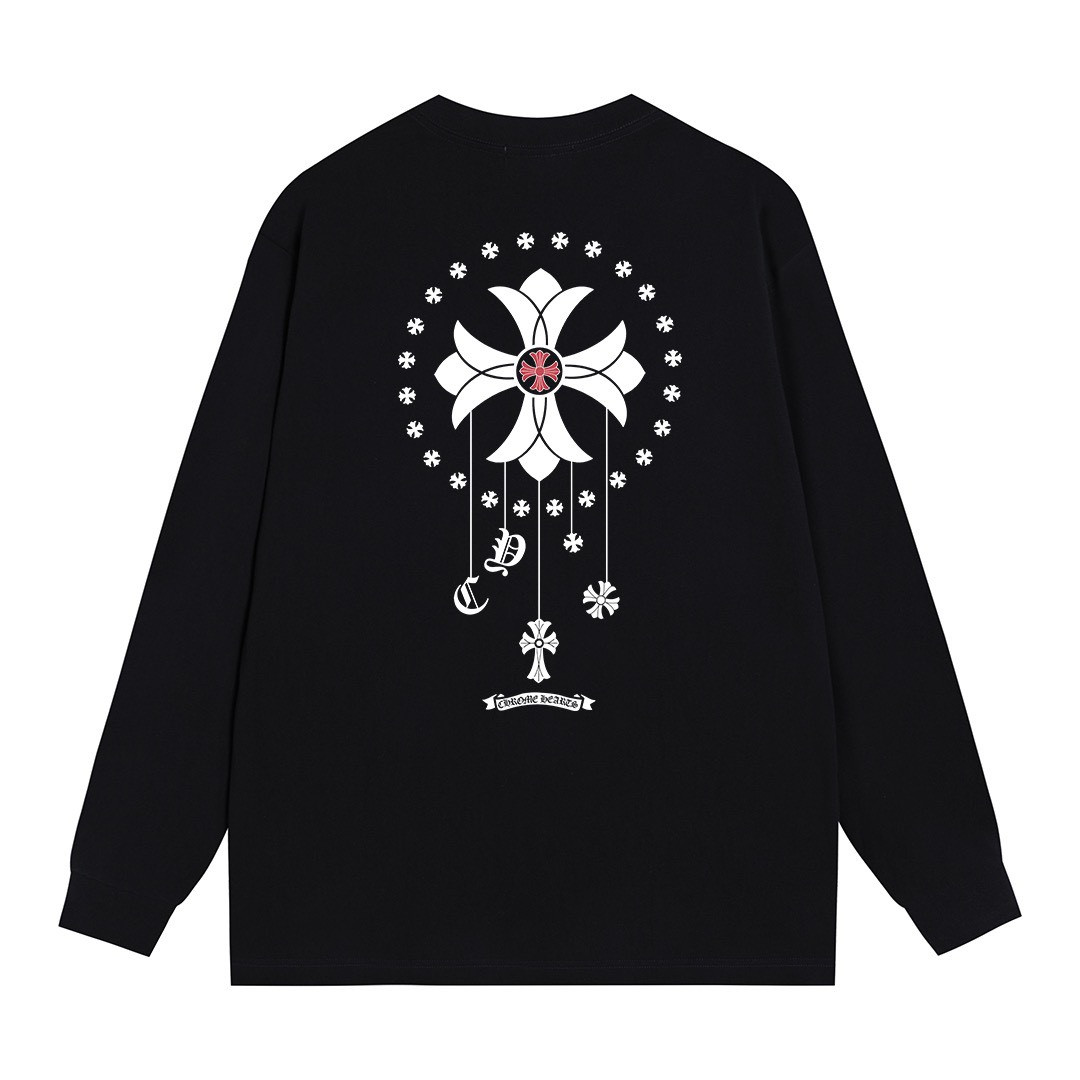 <p>CHROME HEARTS 长袖T恤(黑)</p>