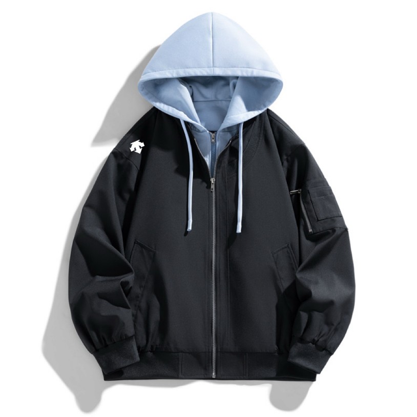 <p>DESCENTE 男士軟殼外套(黑)</p>