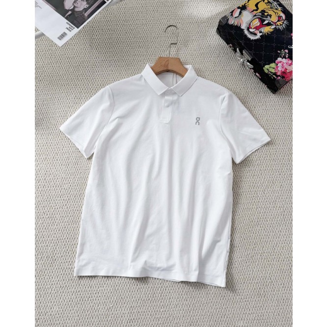 <p>ON 無痕壓膠短袖 POLO 衫(白)</p>