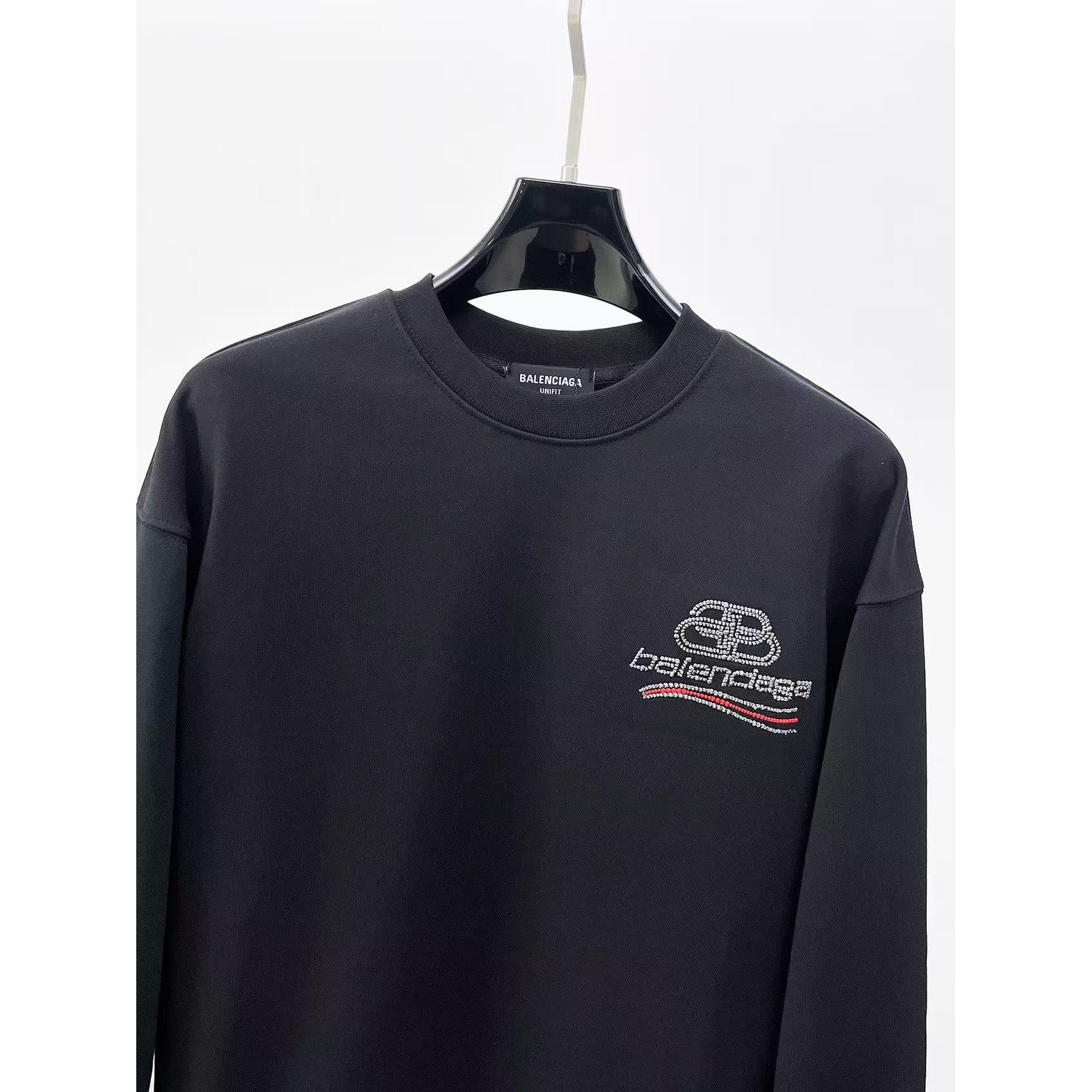 <p>Balenciaga 圓領長袖T恤(黑)</p>