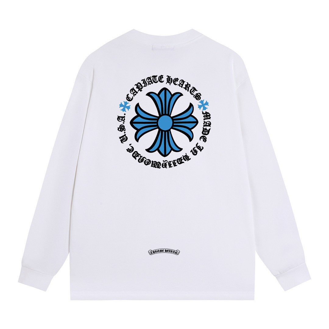 <p>CHROME HEARTS 长袖T恤(白)</p>