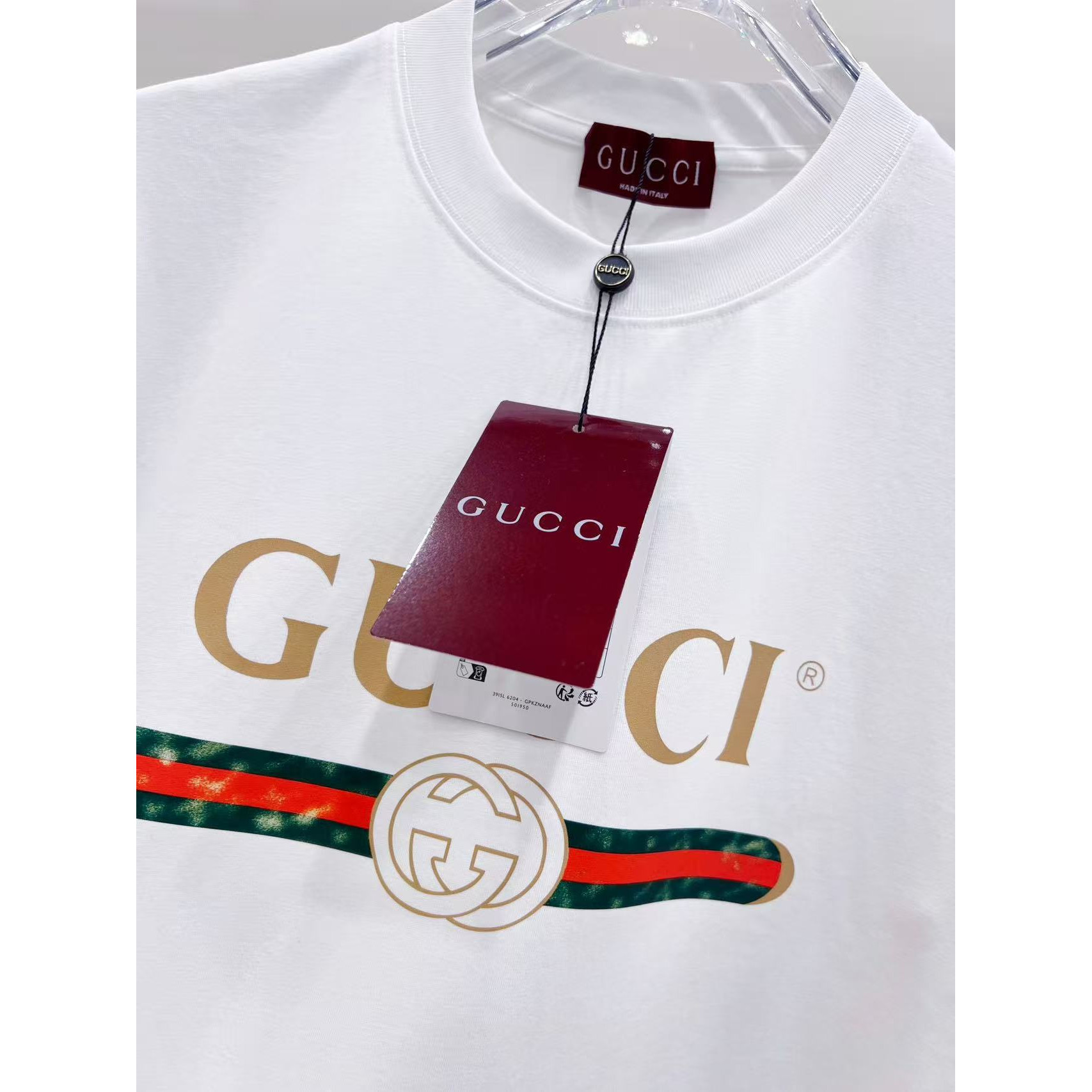 <p>GUCCI&nbsp;夏季新品短袖(白)</p>