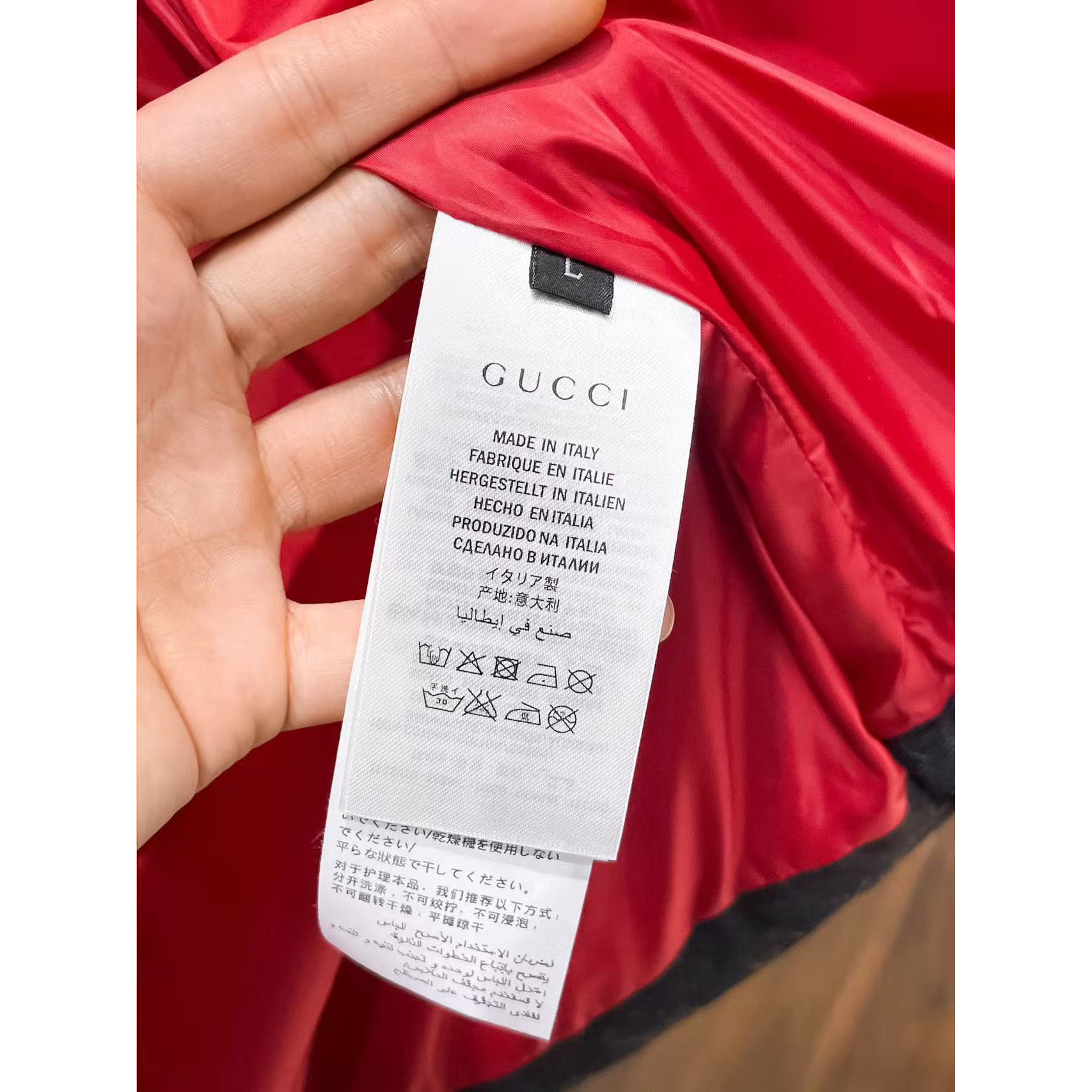 <p>GUCCI 秋冬新款羽绒服(黑)</p>