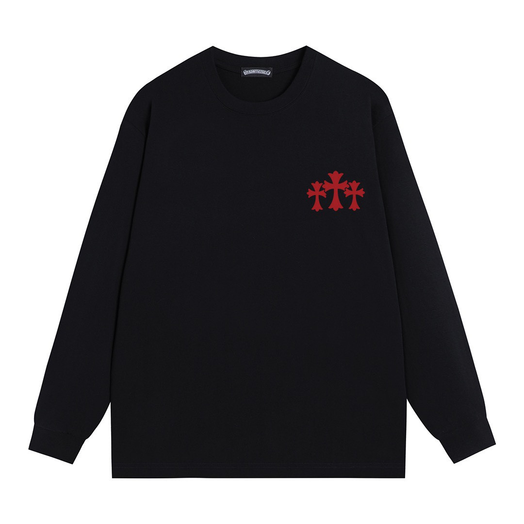 <p>CHROME HEARTS 长袖T恤(黑)</p>