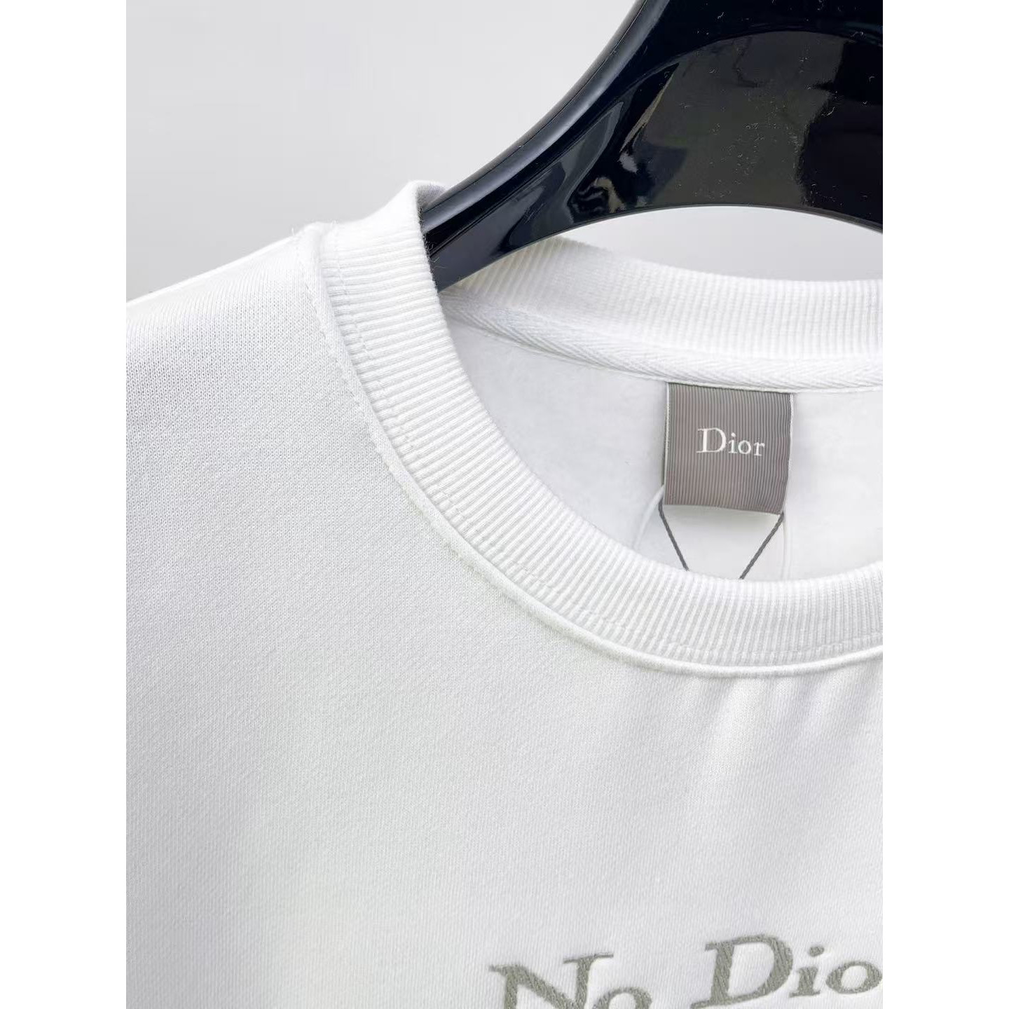 <p>DIOR 加绒圆领卫衣(白)</p>