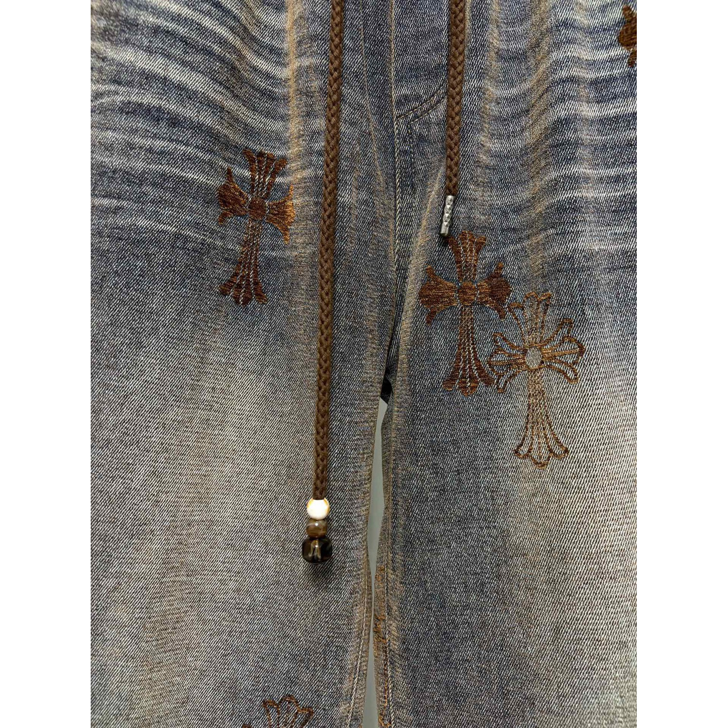 <p>Chrome Hearts 加绒牛仔长裤</p>