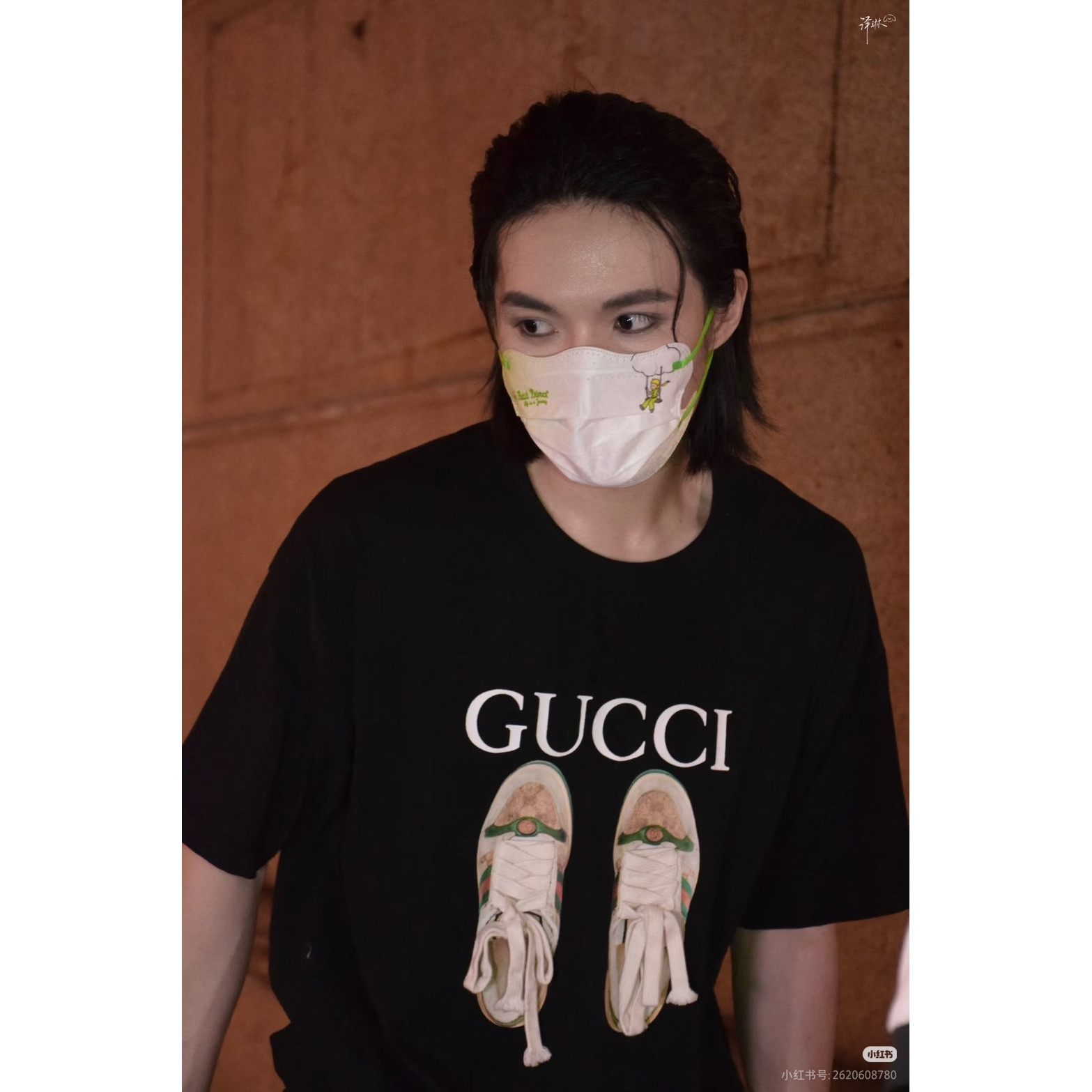 <p>GUCCI 数码印花 短袖T恤(黑)</p>