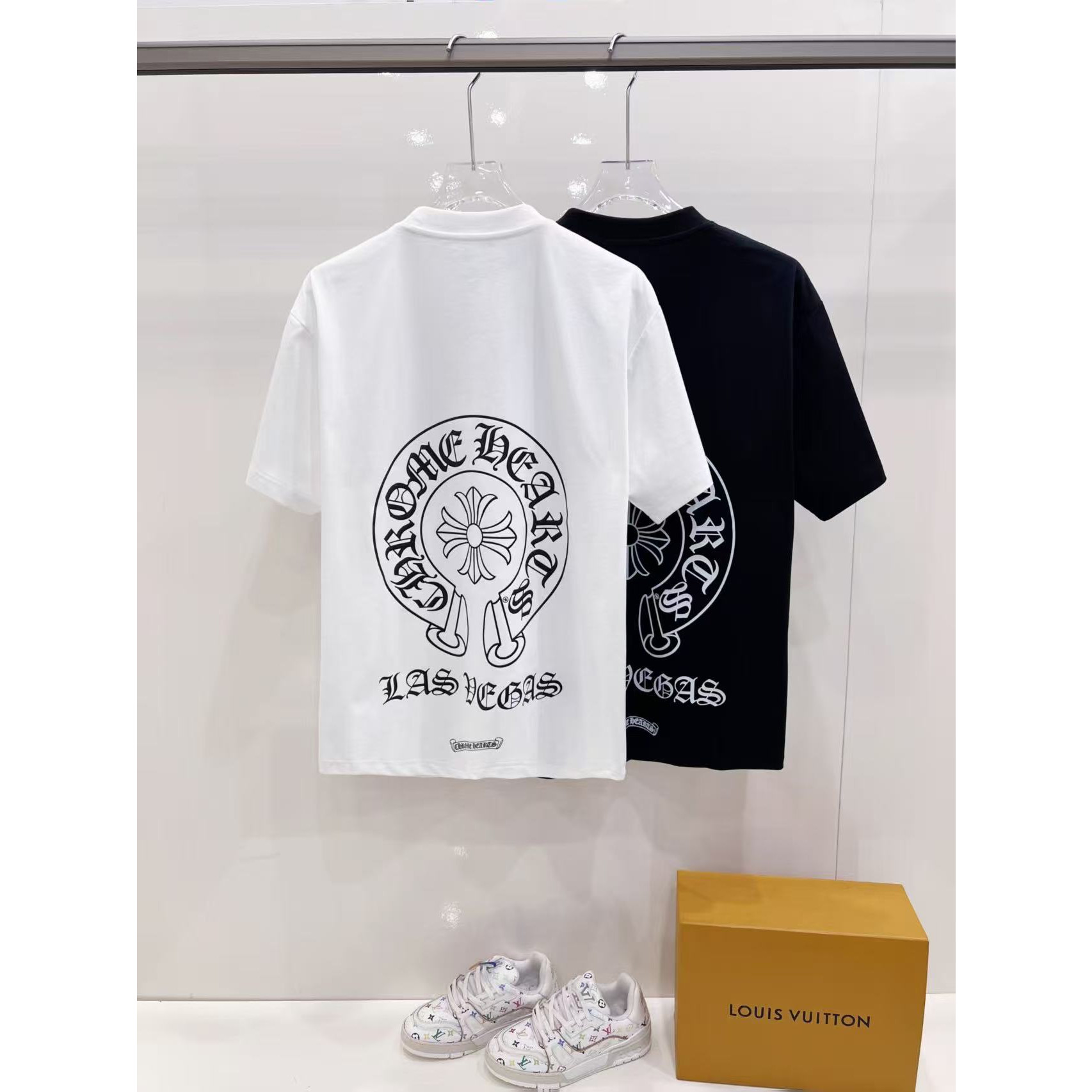 <p>CHROME HEARTS 短袖圆领T恤(白)</p>