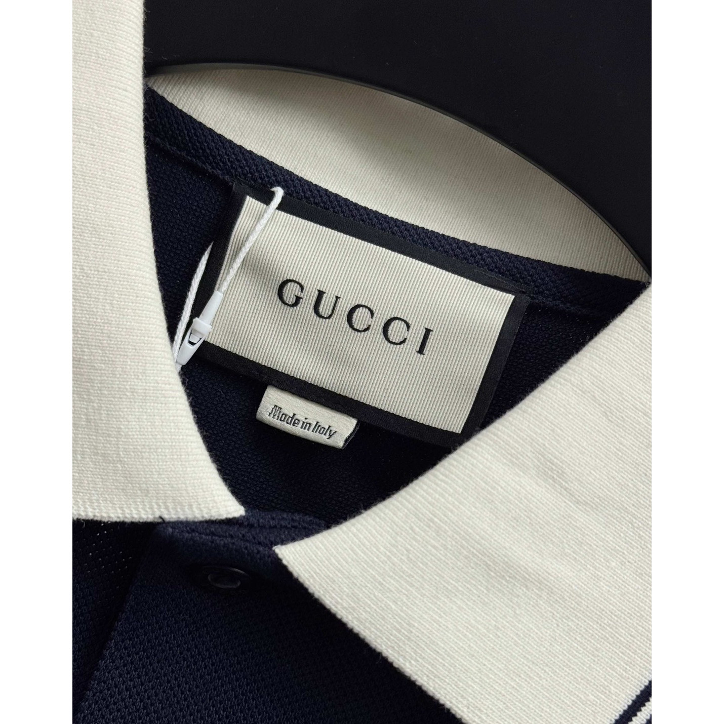 <p>GUCCI&nbsp;短袖翻领polo衫(藏青)</p>