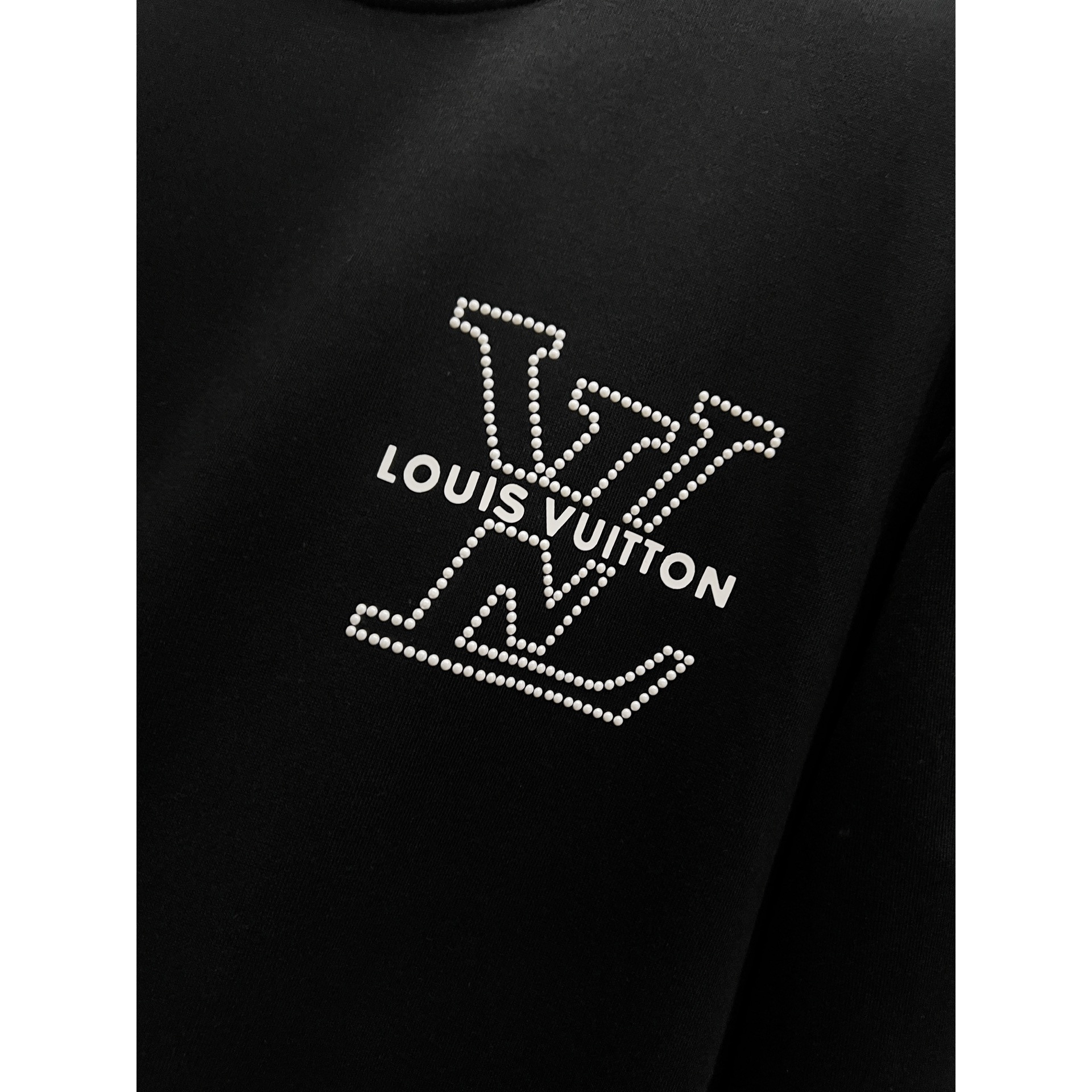 <p>LV 圆领长袖卫衣(黑)</p>