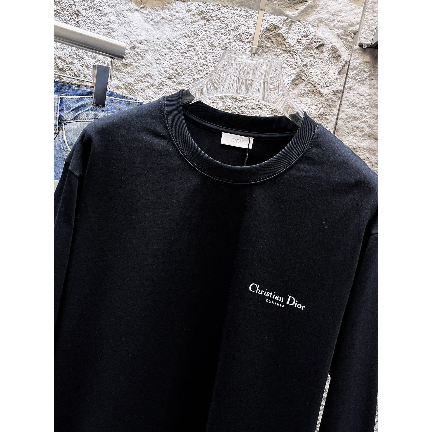 <p>DIOR 长袖T恤(黑)</p>