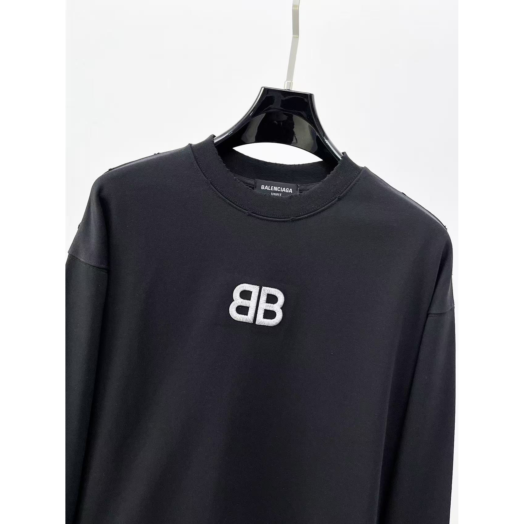 <p>Balenciaga 圓領長袖T恤(黑)</p>