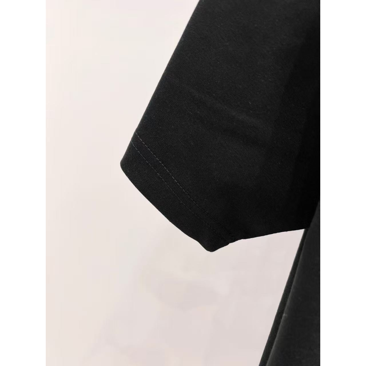 <p>Givenchy 美式潮牌渐变立体胶印圆领T恤(黑)</p>