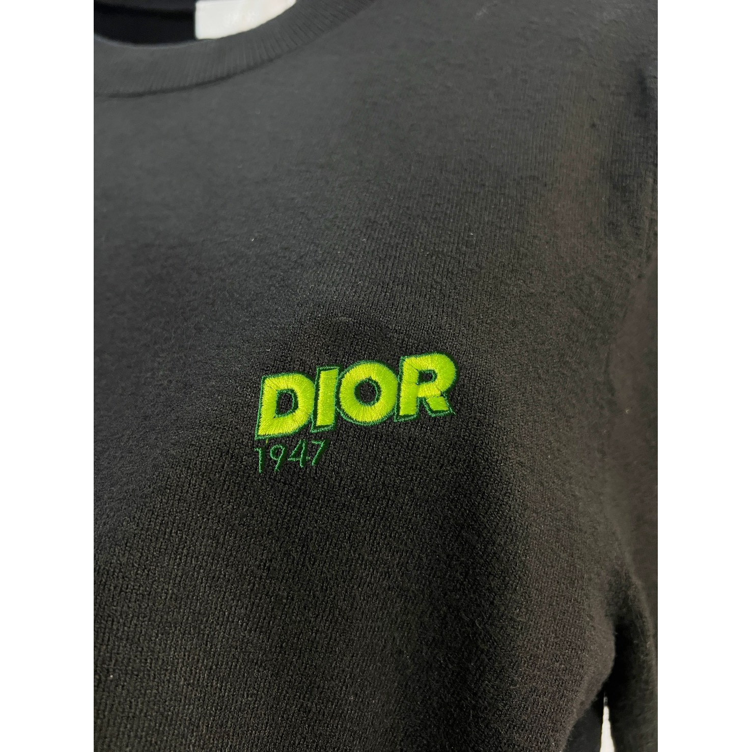 <p>DIOR 织羊毛短袖T恤(黑)</p>