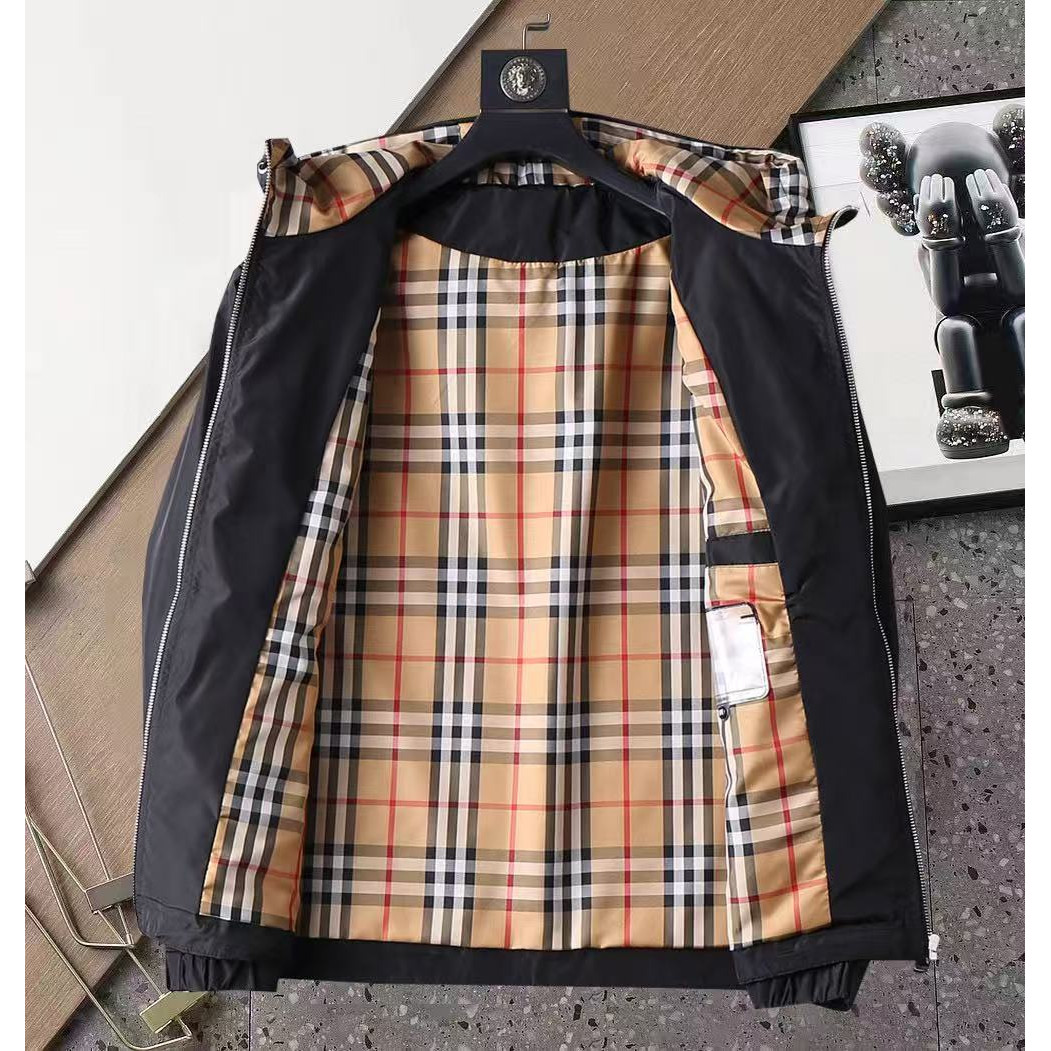 <p>BURBERRY 男士夹克外套(黑)</p>