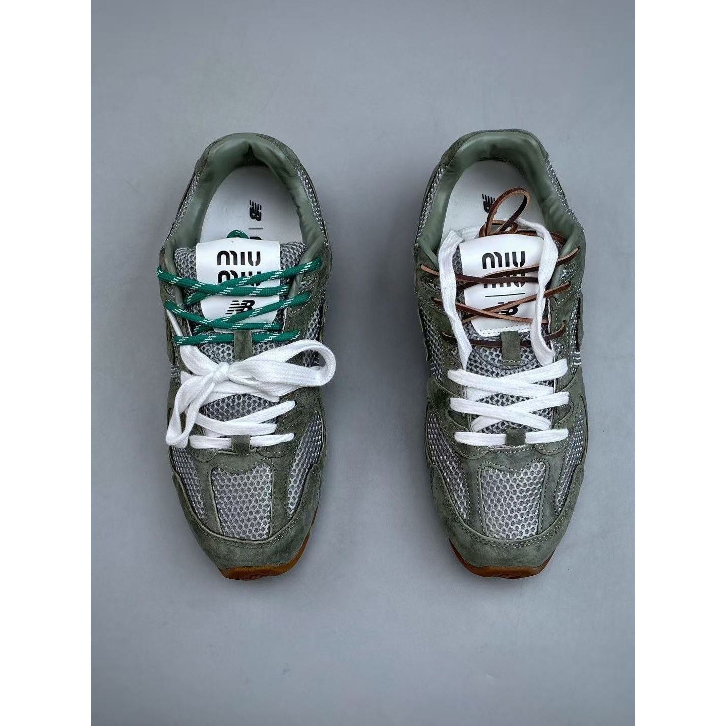 <p>MiuMiu x New Balance 低帮生活休闲鞋(墨綠)&nbsp;&nbsp;</p>