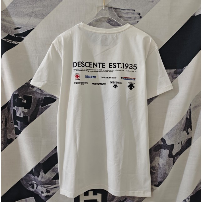 <p>DESCENTE 經典款速乾短袖T恤(白)</p>