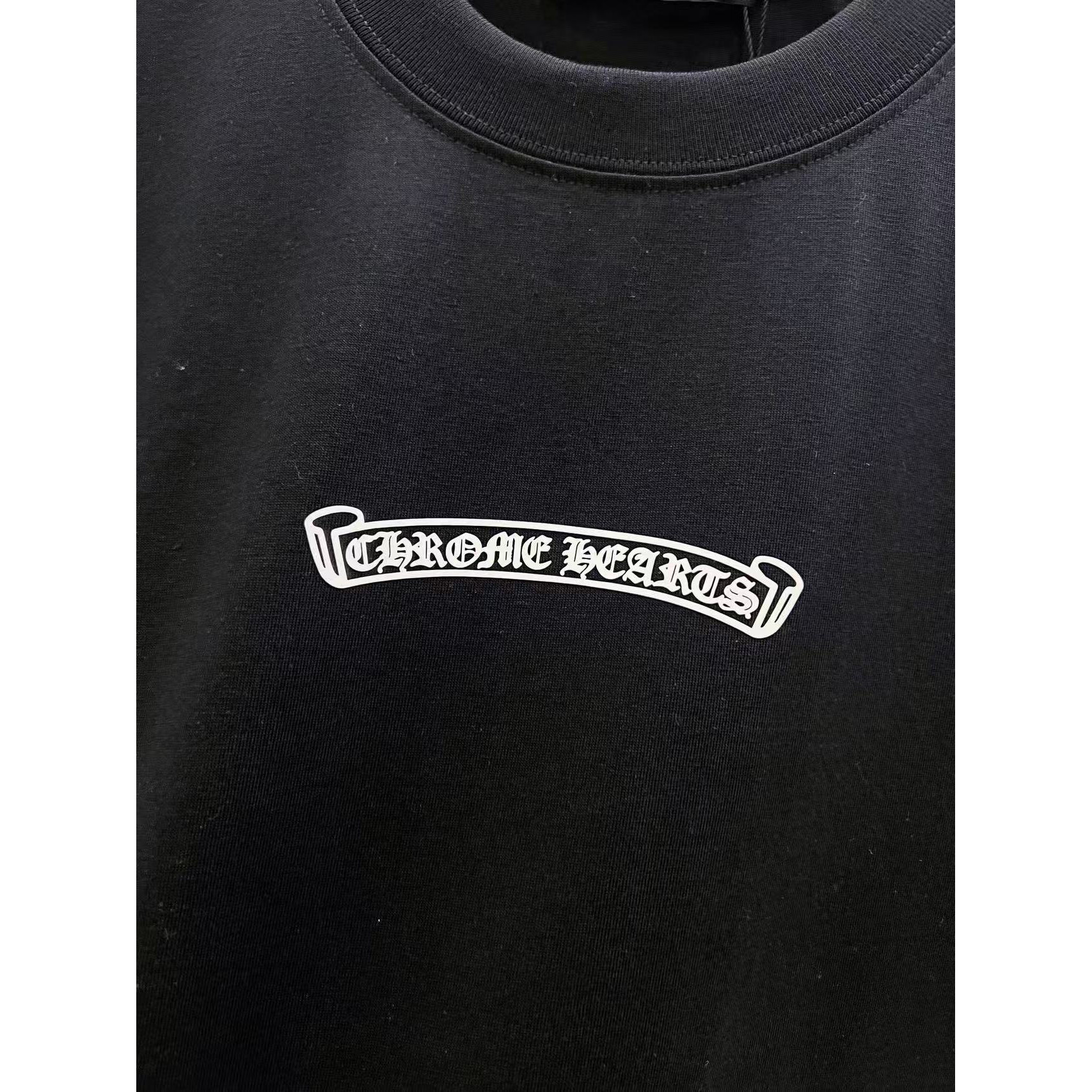 <p>CHROME HEARTS 短袖圆领T恤(黑)</p>