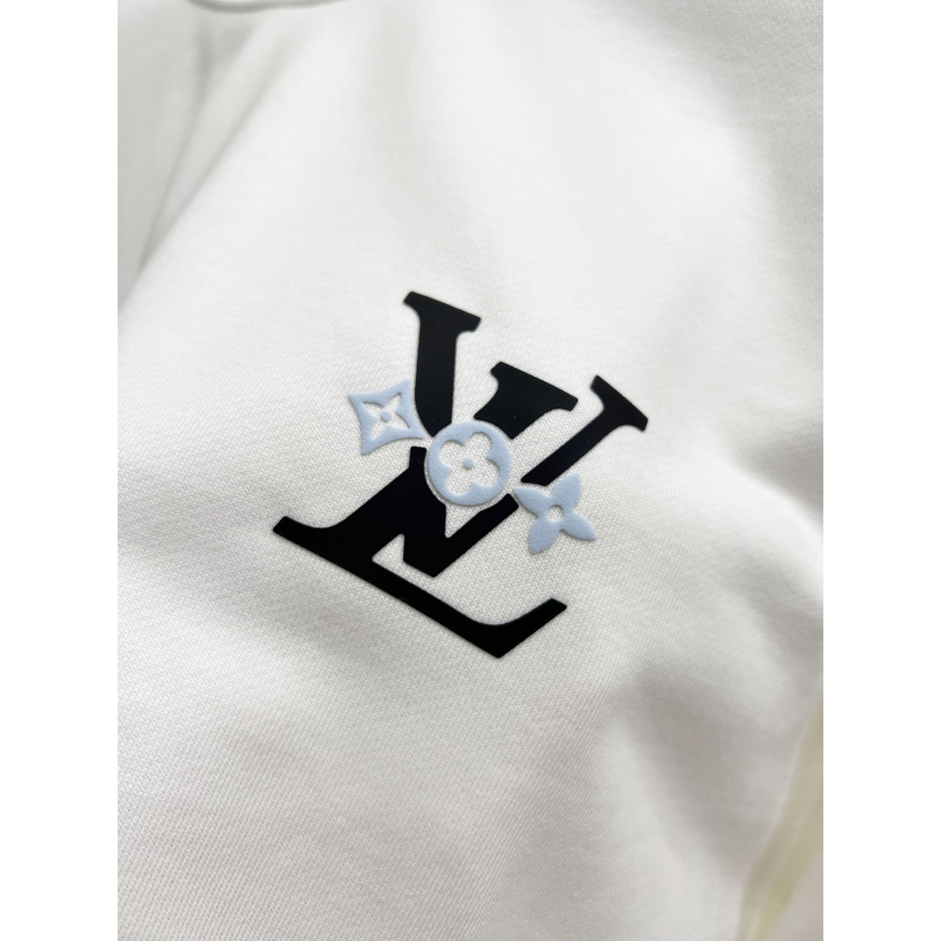 <p>LV 圆领长袖卫衣(白)</p>
