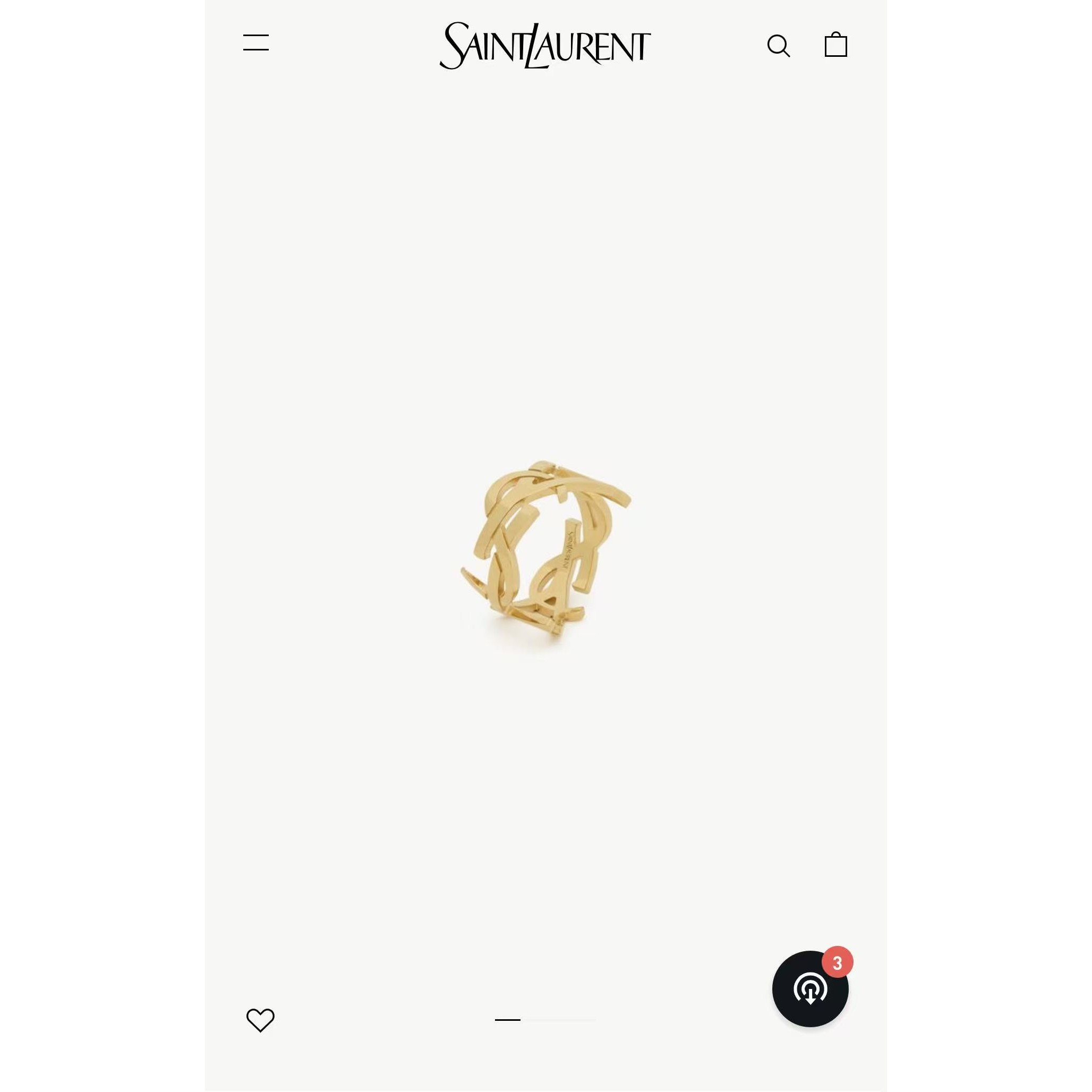 <p>YSL&nbsp;戒指</p>